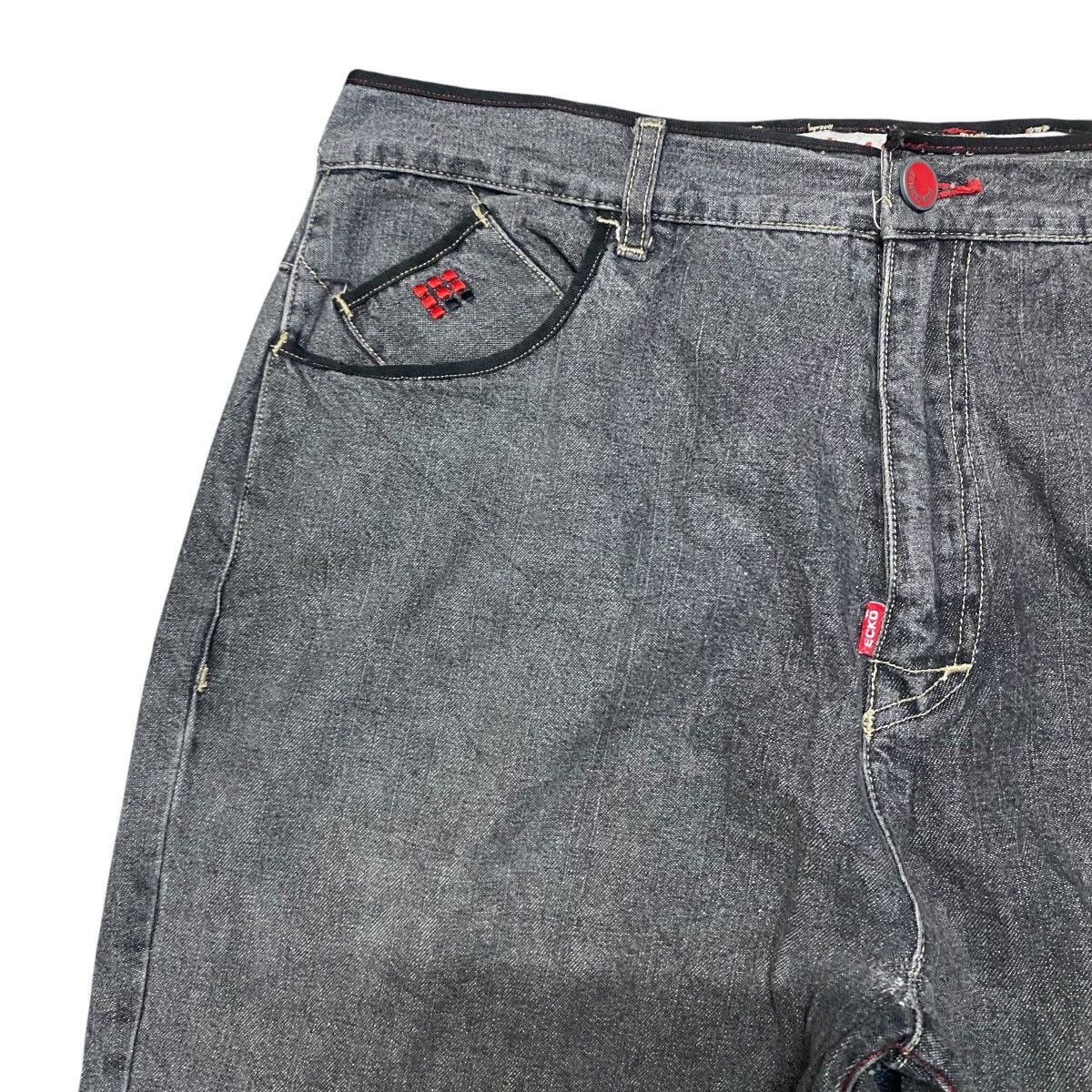 Ecko Unltd. Vintage Ecko Complex Black Baggy Jeans Anti Fray System Size US 36 / EU 52 - 4 Thumbnail