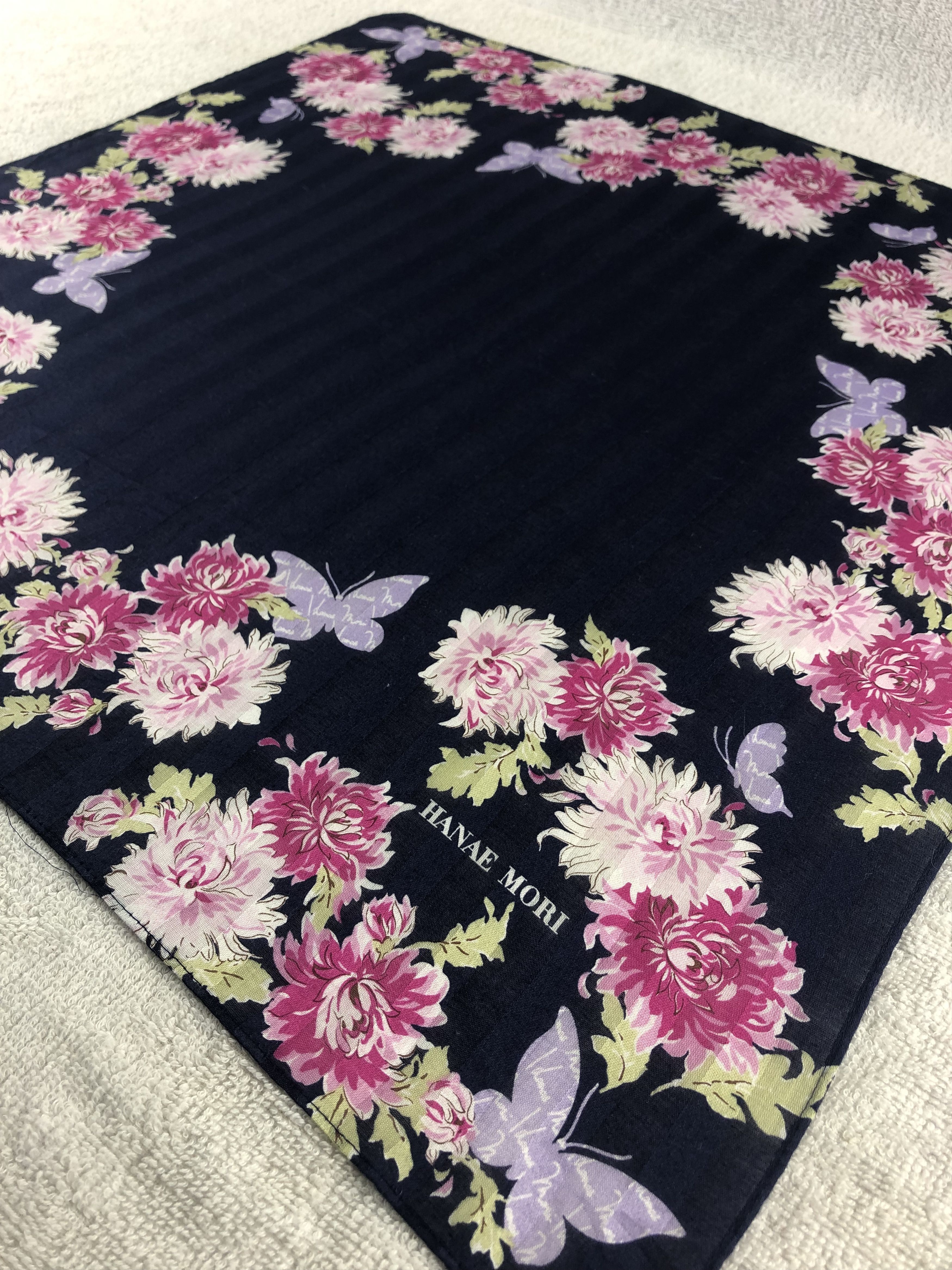 Hanae Mori × Japanese Brand × Vintage Hanae Mori Handkerchief / Bandana / Neckerchief Size ONE SIZE - 4 Thumbnail