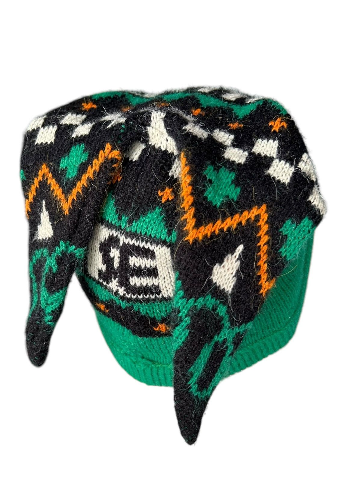 Japanese Brand × Kapital × Vintage Long Horn Devil Japanese Vintage Style Beanie Hats Rare ☠️☠️ Size ONE SIZE - 3 Thumbnail