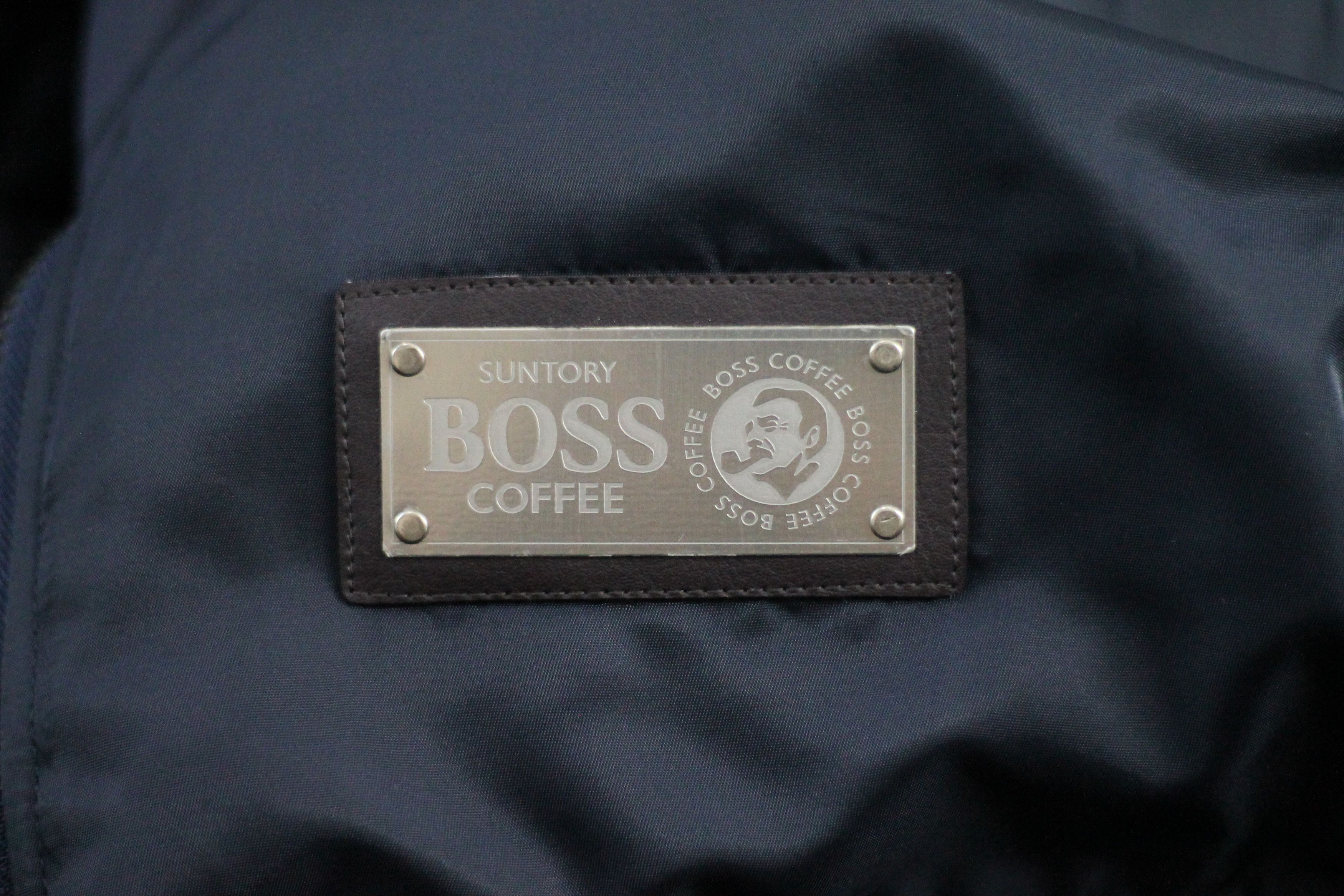 Japanese Brand × Vintage Vintage Suntory Boss Coffee Big Logo Bomber Jacket Size US L / EU 52-54 / 3 - 14 Thumbnail