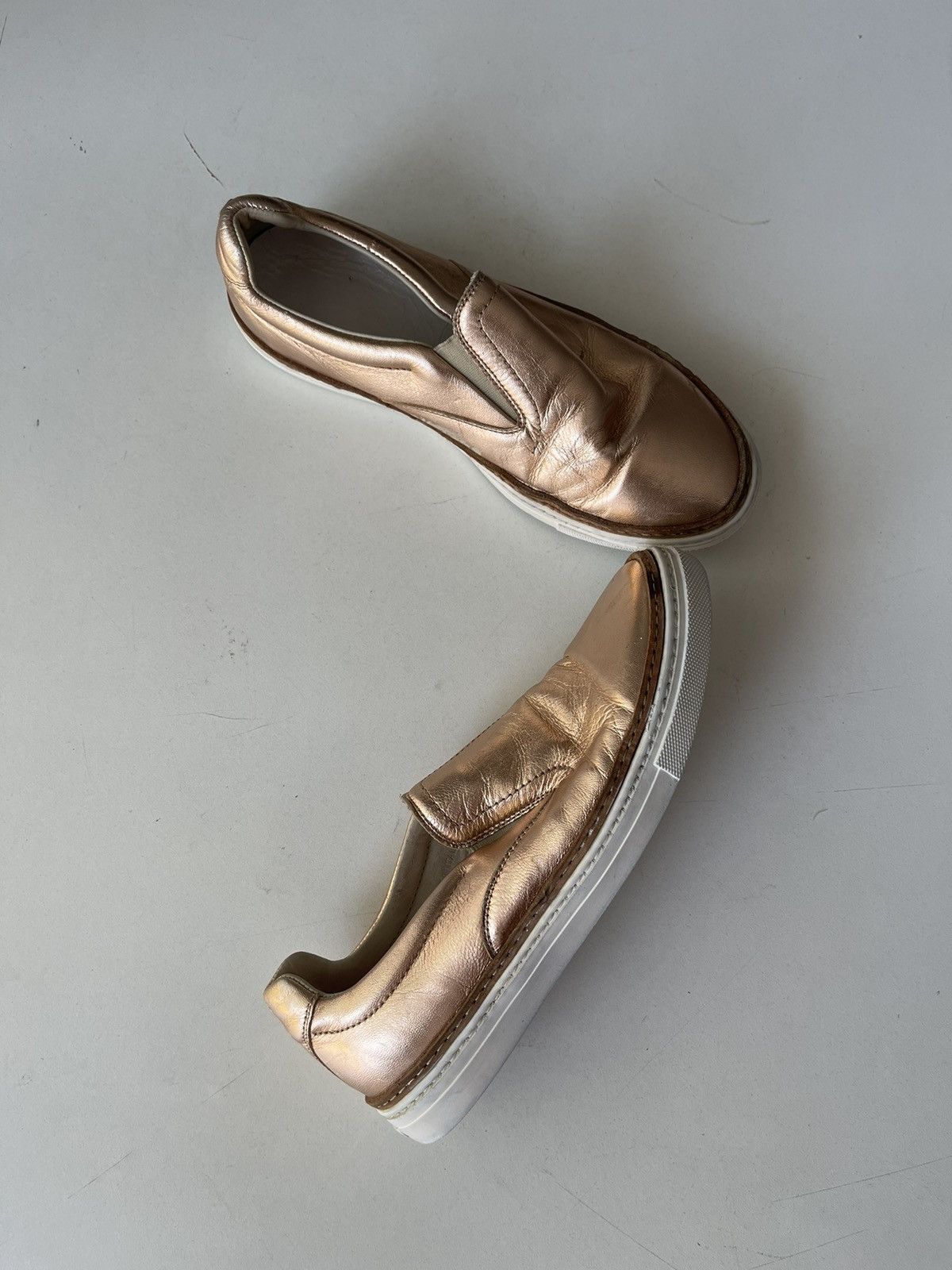 Designer × Maison Margiela Maison Martin Margiela MMM leather slip on sneakers Size US 8 / IT 38 - 1 Thumbnail