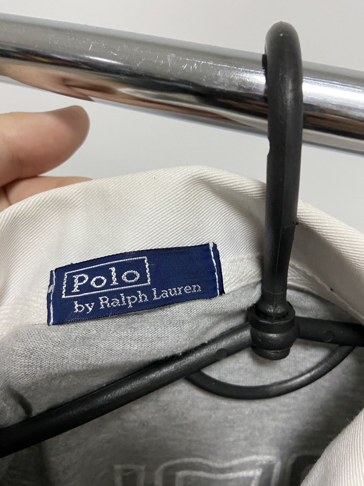 Polo Ralph Lauren × Vintage Polo Ralph Lauren 67 Longsleeve Vintage Big Logo 90s Style Size US L / EU 52-54 / 3 - 5 Thumbnail