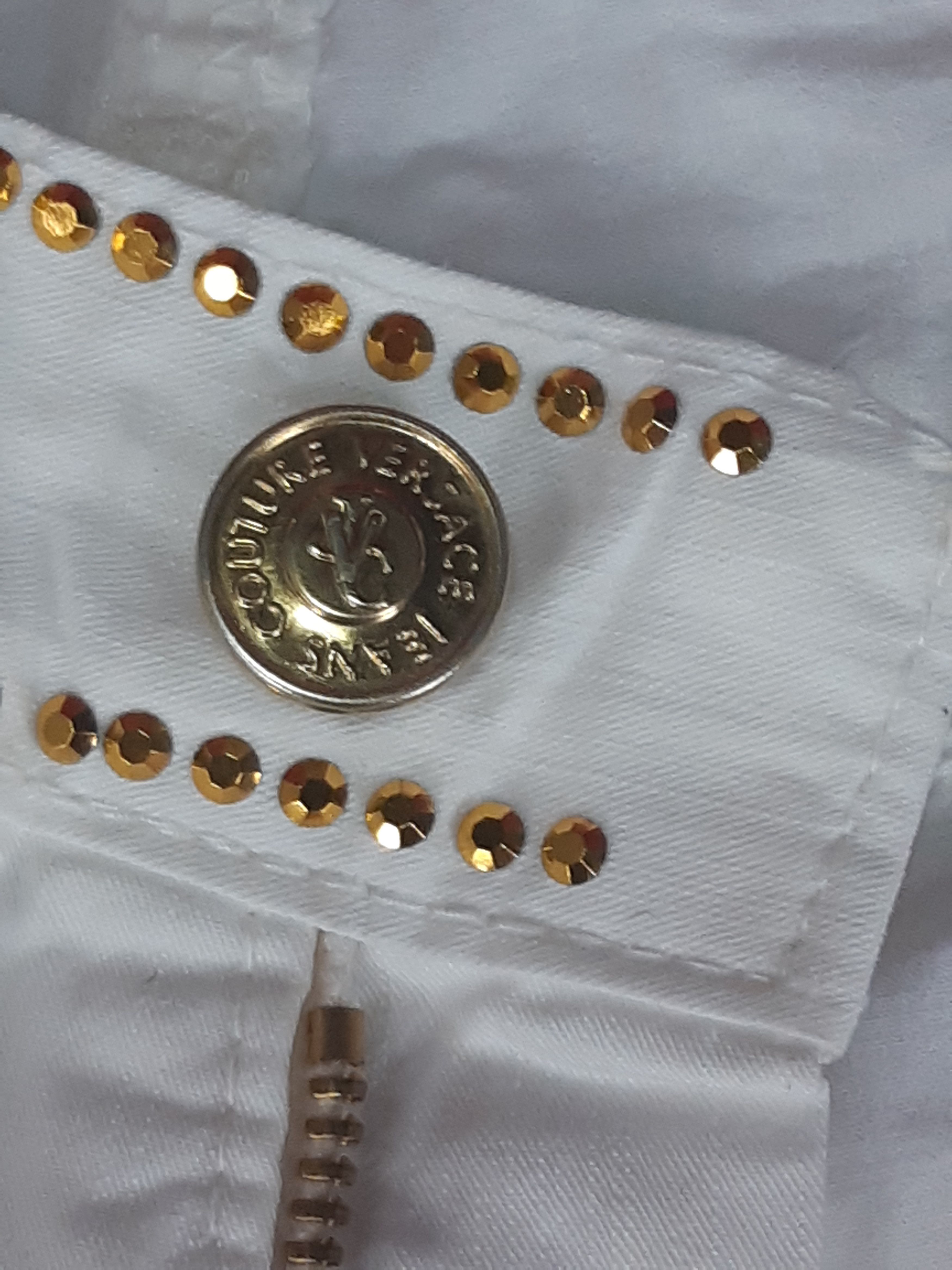 Versace Jeans Couture Vintage VERSACE Jeans Couture Italy Jeans size 24/38 NEW Size 24" / US 00 / IT 34 - 9 Thumbnail