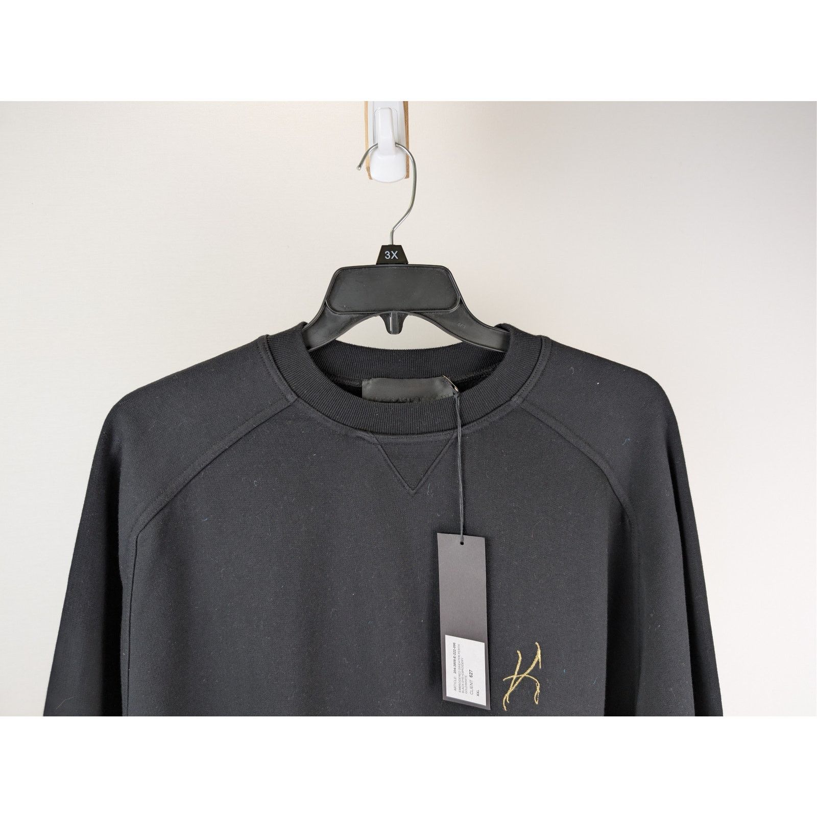 Haider Ackermann o1rshd1 Embroidered Sweater Perth in Black Size US XXL / EU 58 / 5 - 4 Thumbnail