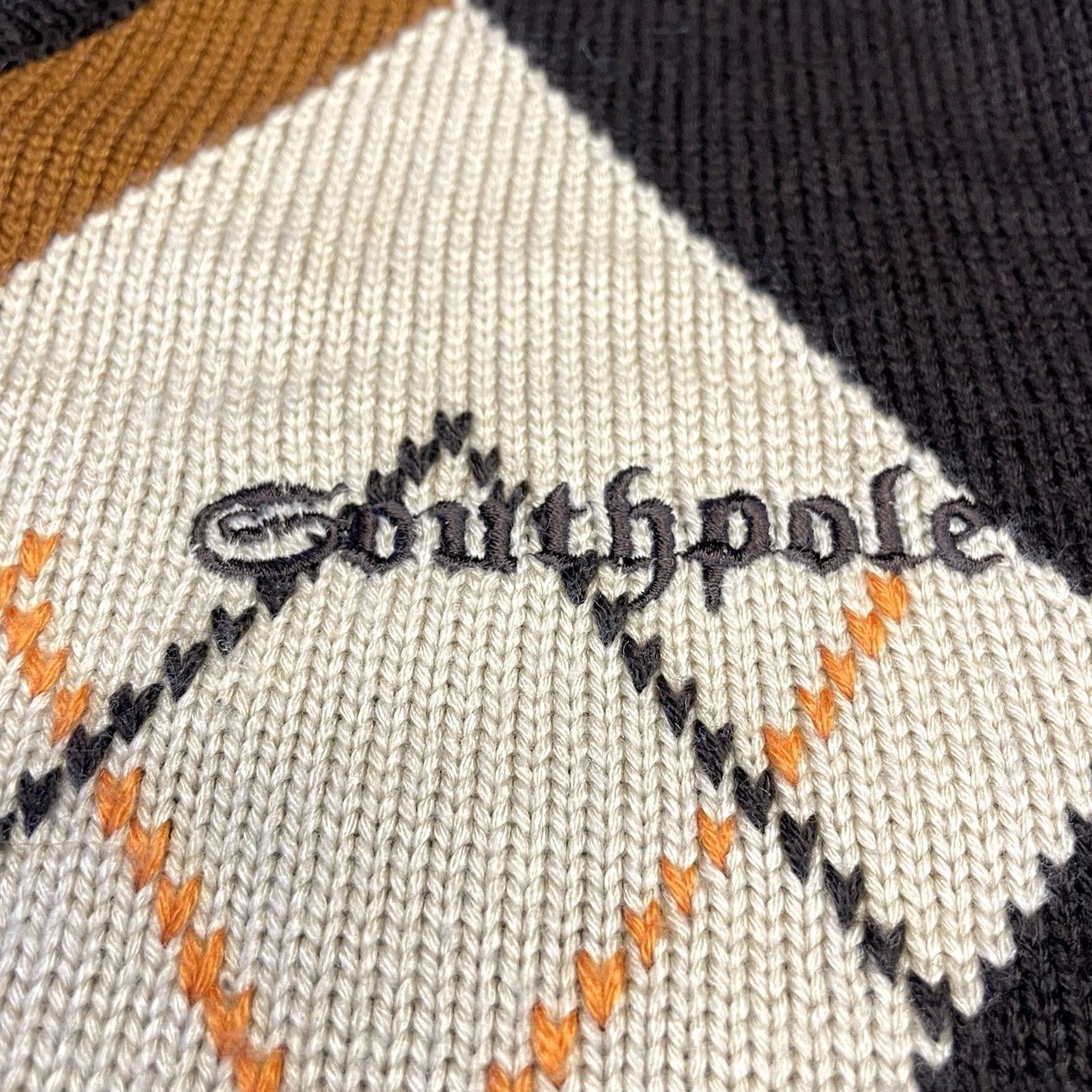 Southpole VINTAGE Southpole Knit Vest Adult XL Brown Argyle Y2K Mens Sweater Vest Size US XL / EU 56 / 4 - 4 Thumbnail