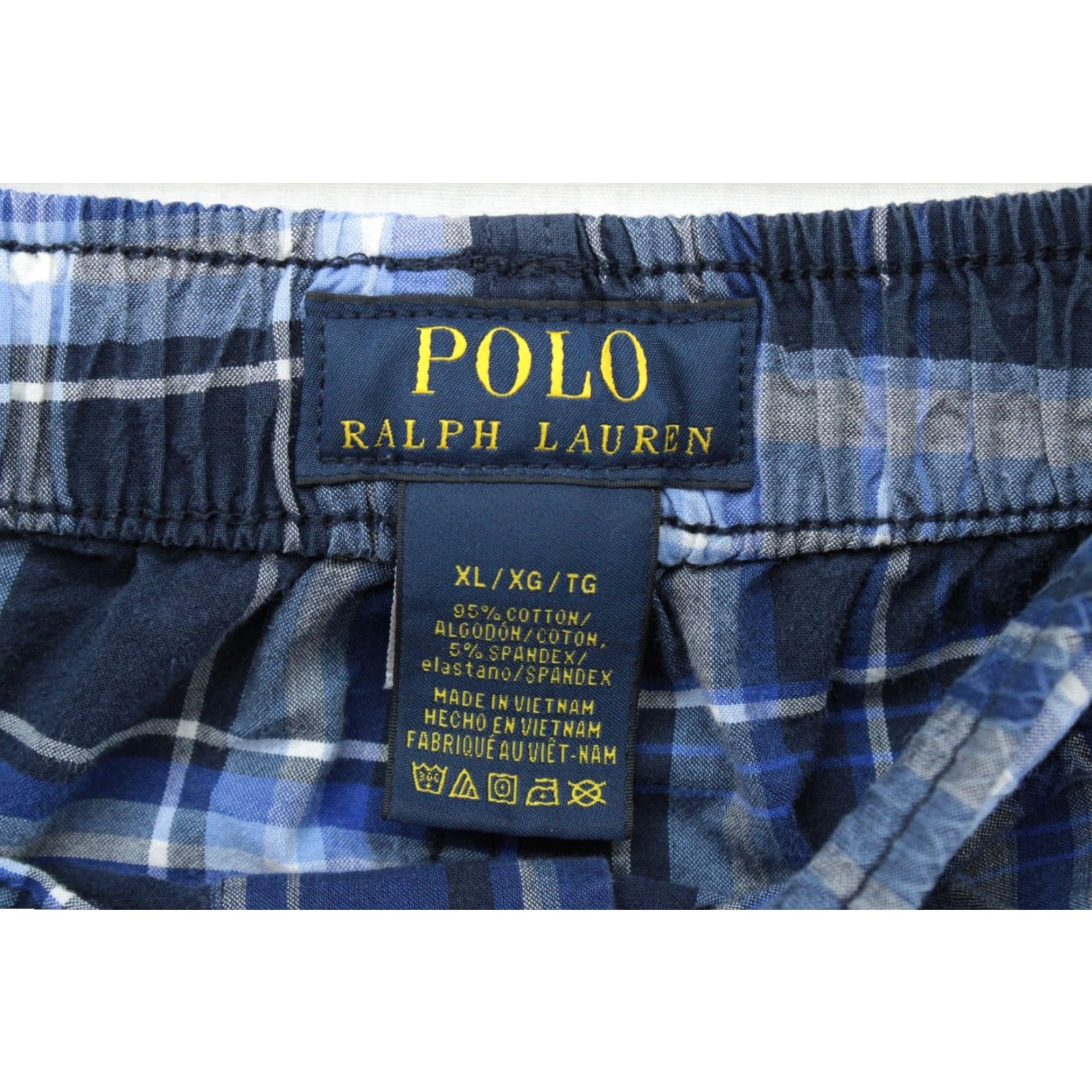 Polo Ralph Lauren Polo Ralph Lauren Pajama Pants Men's XL Logo Lounge comfortable Drawstring Plaid Size US XL / EU 56 / 4 - 6 Thumbnail