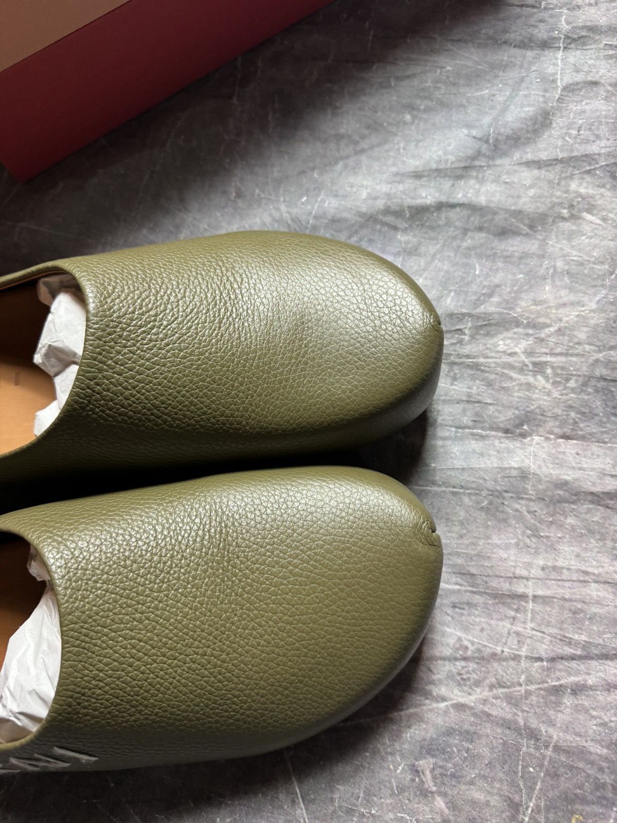 Marni Marni Embroidered Logo Sabot in Olive Size US 12 / EU 45 - 4 Thumbnail