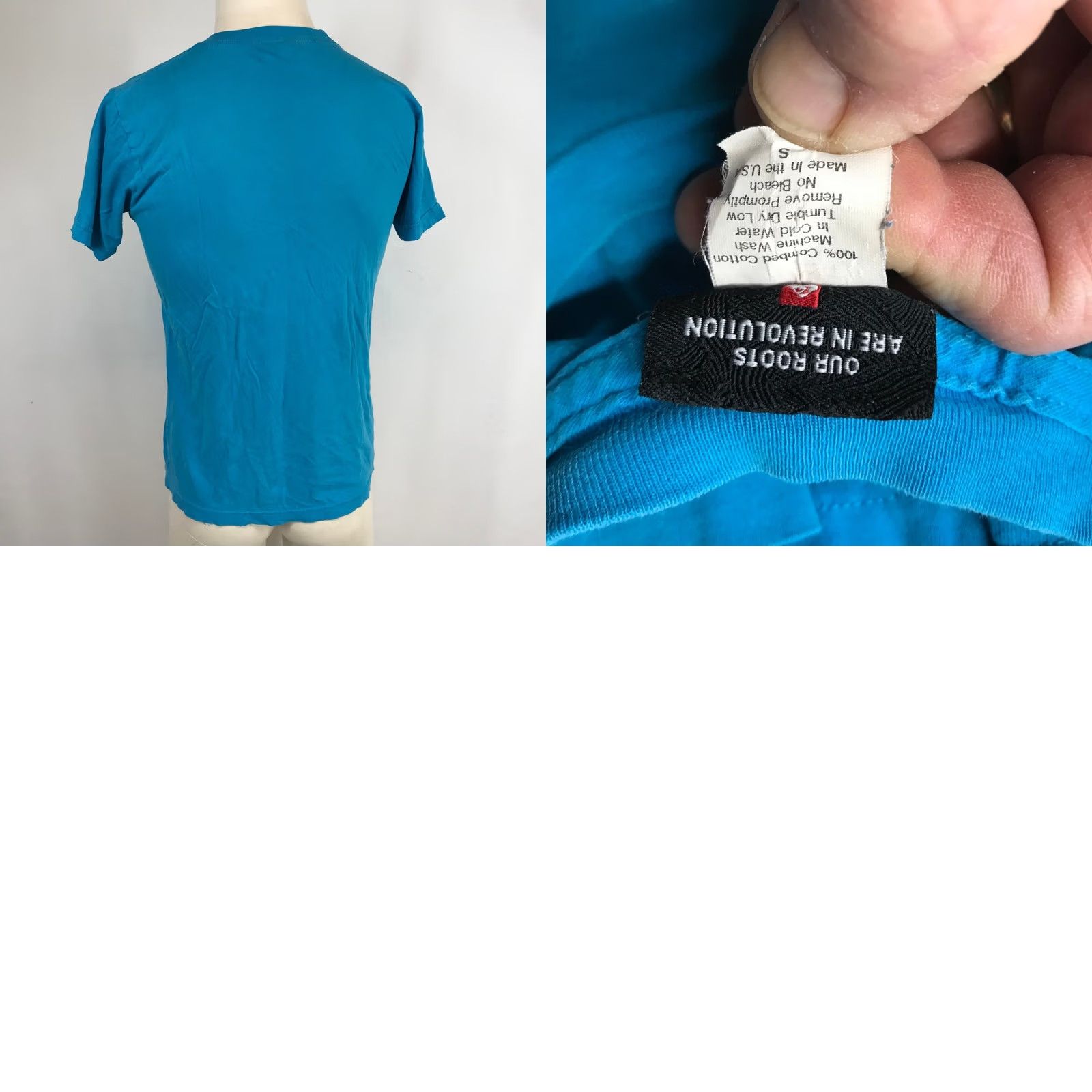 Quiksilver VTG Quiksilver Graphic T-Shirt Turquoise Blue King Anchor Surf Skate Tee Small Size US S / EU 44-46 / 1 - 8 Thumbnail