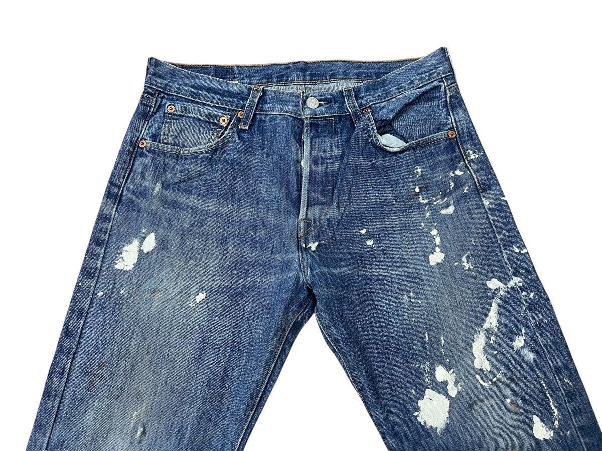 Levi's Vintage Levi’s 501 Jeans Workwear Paint Water Less Size US 30 / EU 46 - 5 Thumbnail