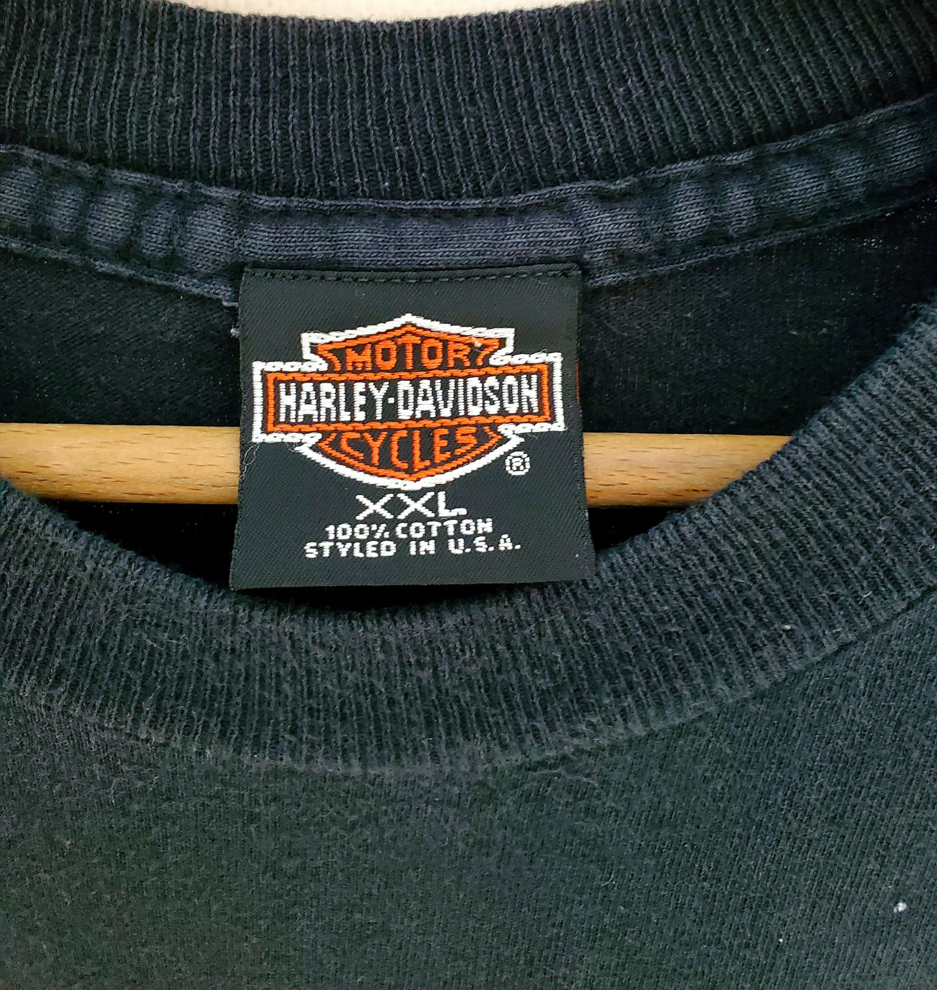 Harley Davidson × Vintage VINTAGE HARLEY DAVIDSON American motorcycle MADE IN USA XXl Size US XXL / EU 58 / 5 - 4 Thumbnail