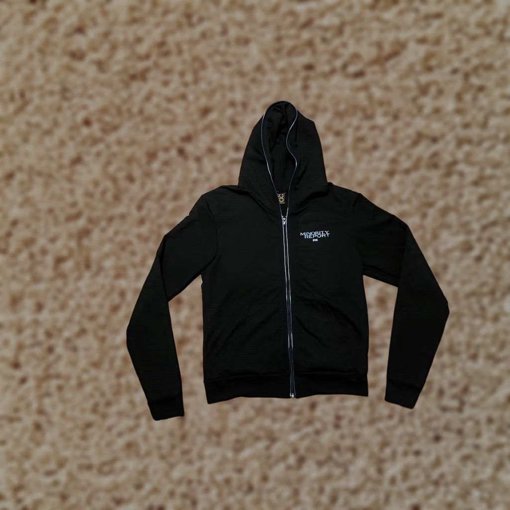 Vintage VINTAGE Minority Report Fox TV Black Light Up Full Zip Hoodie Sweatshirt Jacket Adult L Black Sovo Cotton Blend Knit Unisex Mens Womens Size US L / EU 52-54 / 3 - 1 Thumbnail