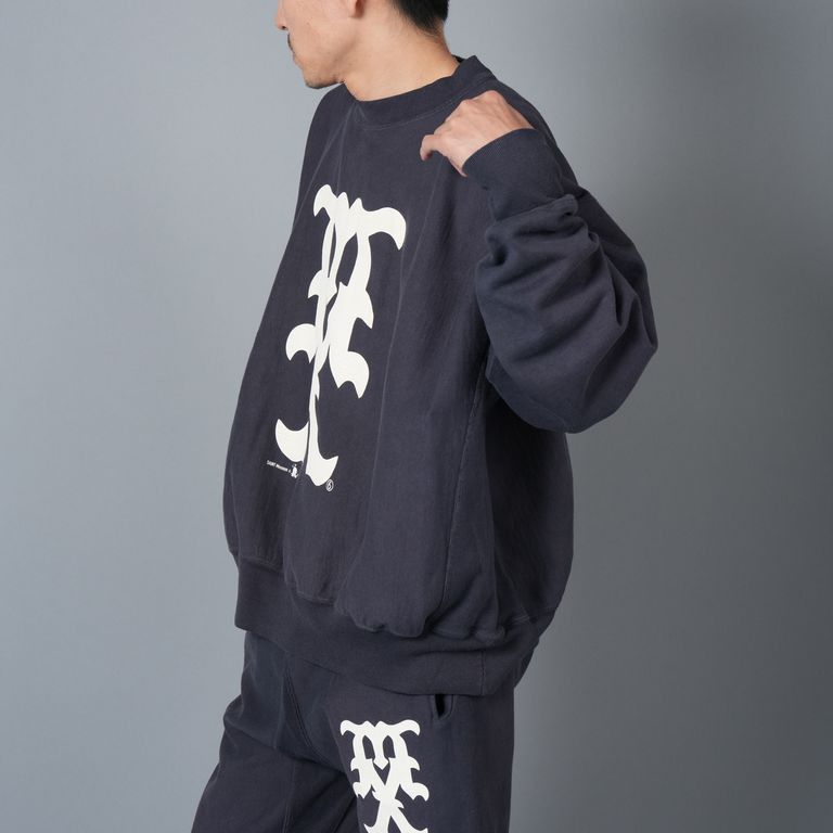 Saint Michael o1h1sh10525 Mx Sweatshirt in Navy Blue Size US L / EU 52-54 / 3 - 3 Thumbnail