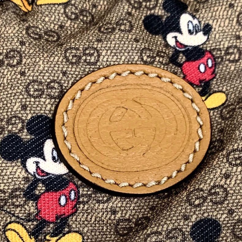 Gucci Gucci Size XS Co-branded brown Mickey Mouse logo jacquard Size US 29 - 5 Thumbnail