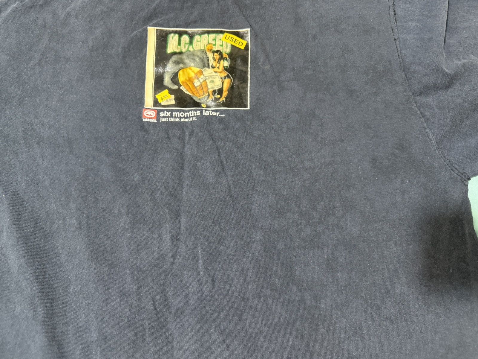 Ecko Unltd. Vintage 00s Ecko Unltd. MC Greed T Shirt Size US XL / EU 56 / 4 - 6 Thumbnail