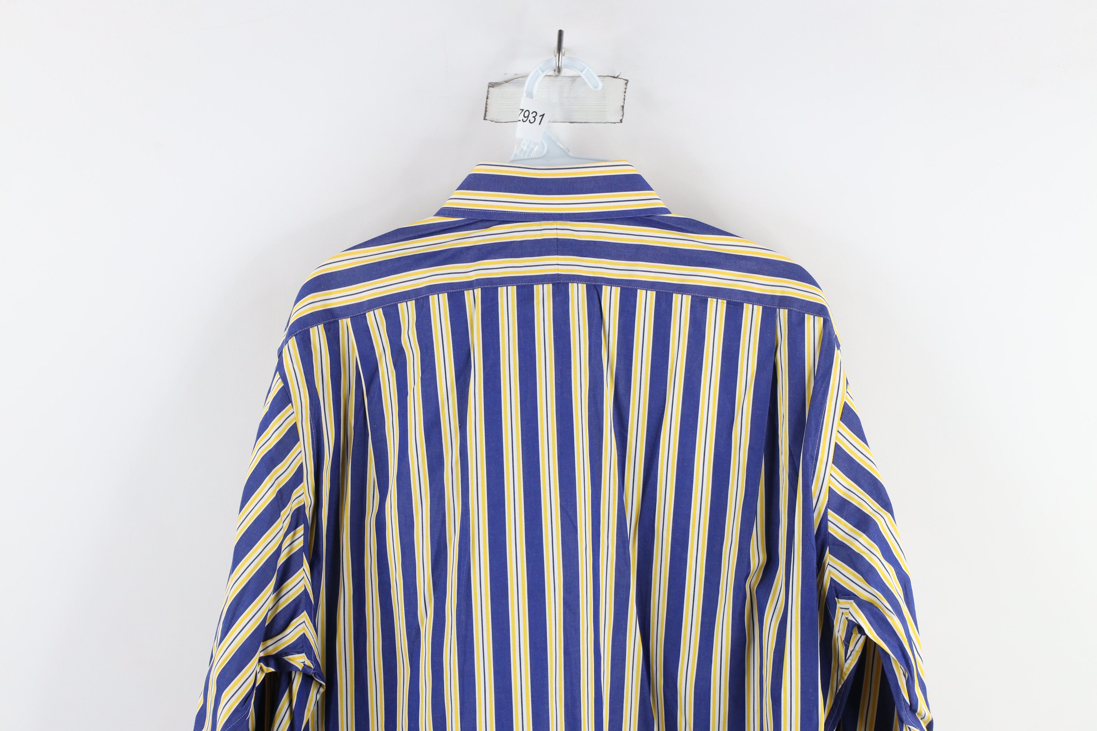 Polo Ralph Lauren Vintage 90s Ralph Lauren Classic Fit Striped Button Shirt Size US M / EU 48-50 / 2 - 8 Thumbnail