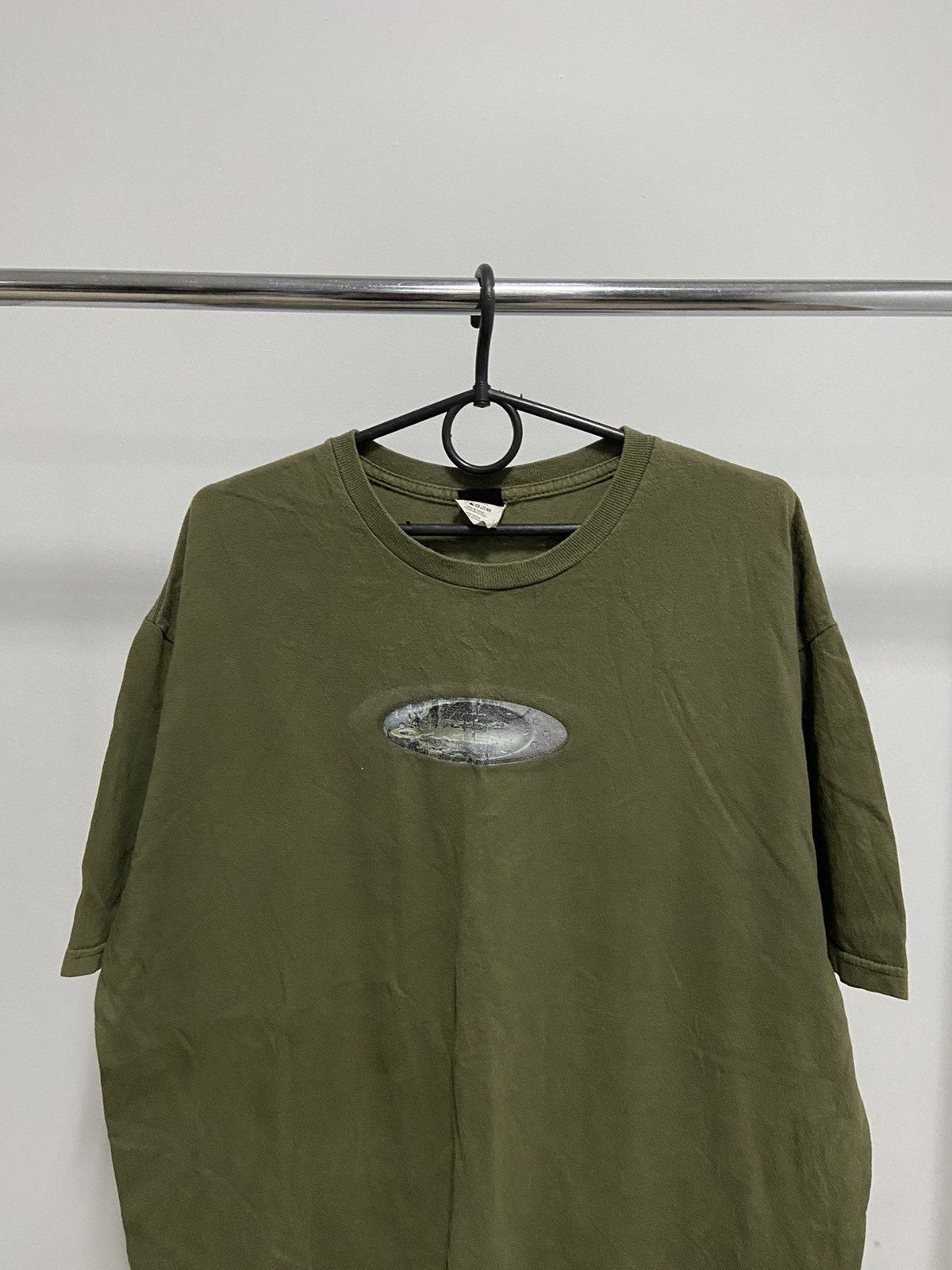 Oakley × Vintage Oakley T Shirt Vintage center big Logo skate Style Size US L / EU 52-54 / 3 - 2 Thumbnail