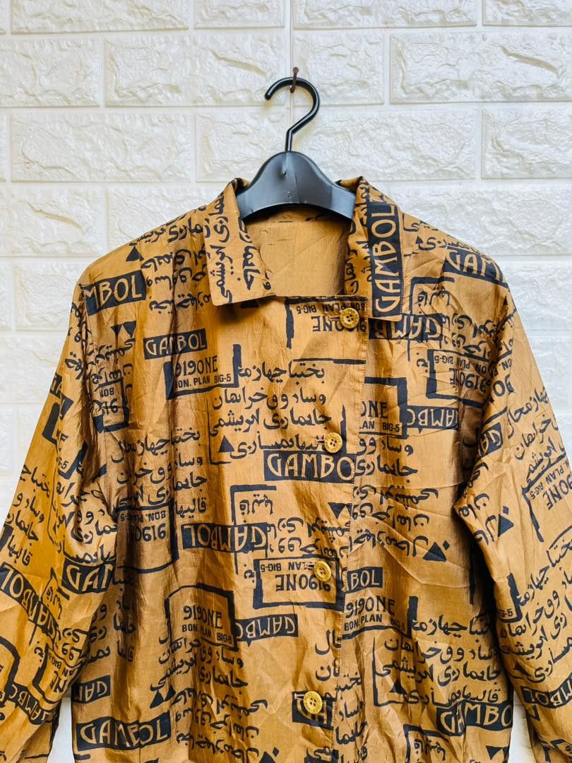 Japanese Brand × Vintage Vintage Arab FullPrint Designer Fashion Style Size M / US 6-8 / IT 42-44 - 3 Thumbnail
