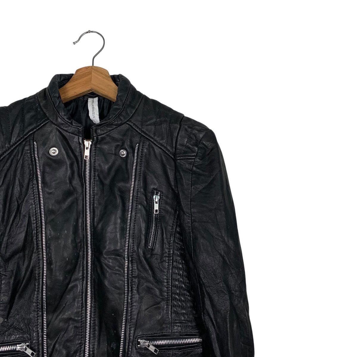 Japanese Brand Stephanie Vaille Women Biker Leather Jacket Size S / US 4 / IT 40 - 5 Thumbnail