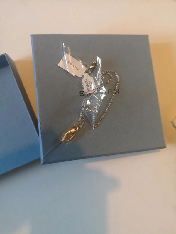 Skagen Skagen gold plated women's necklace new lovely gift Size ONE SIZE - 7 Thumbnail