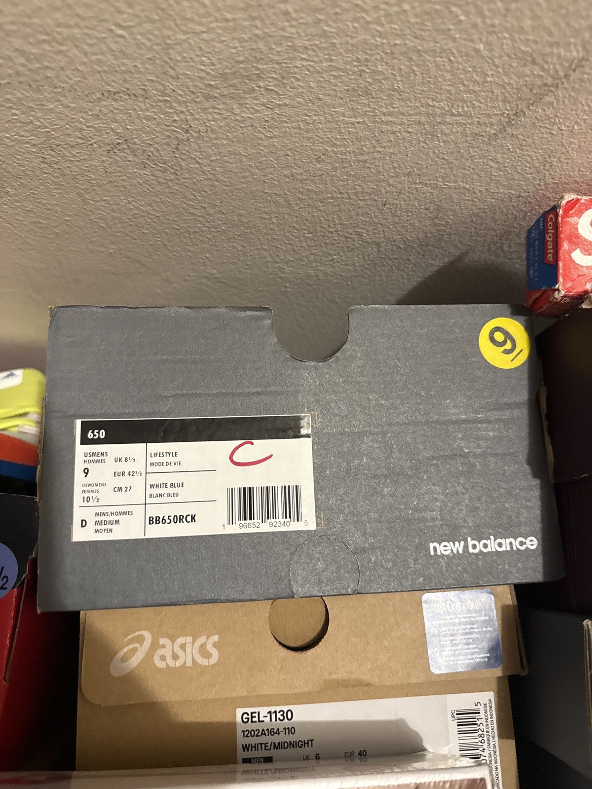 New Balance New Balance 650 UNC Size 9m Size US 9 / EU 42 - 7 Thumbnail