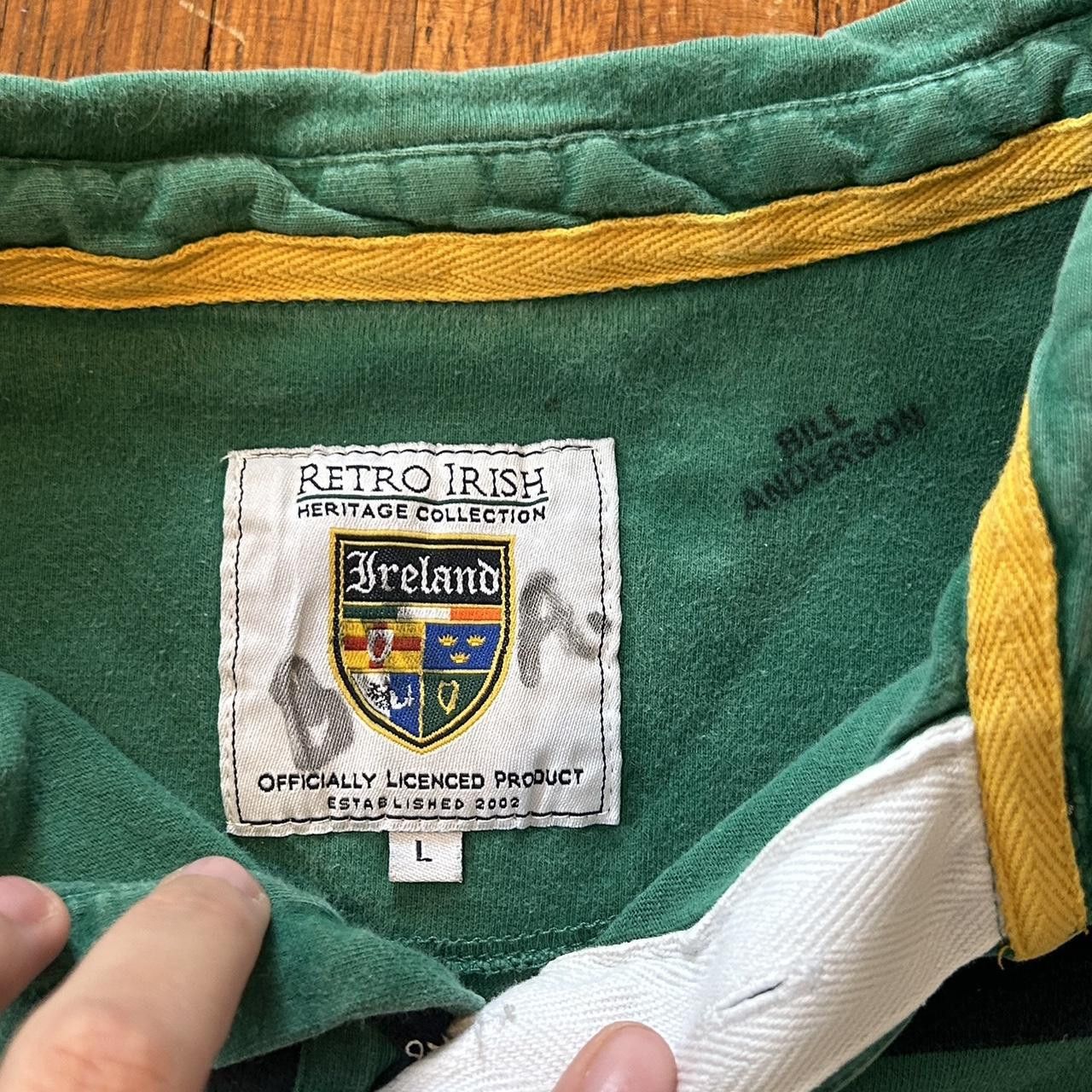 Other Retro Irish Heritage Collection Mens Short Sleeve Size US L / EU 52-54 / 3 - 6 Thumbnail