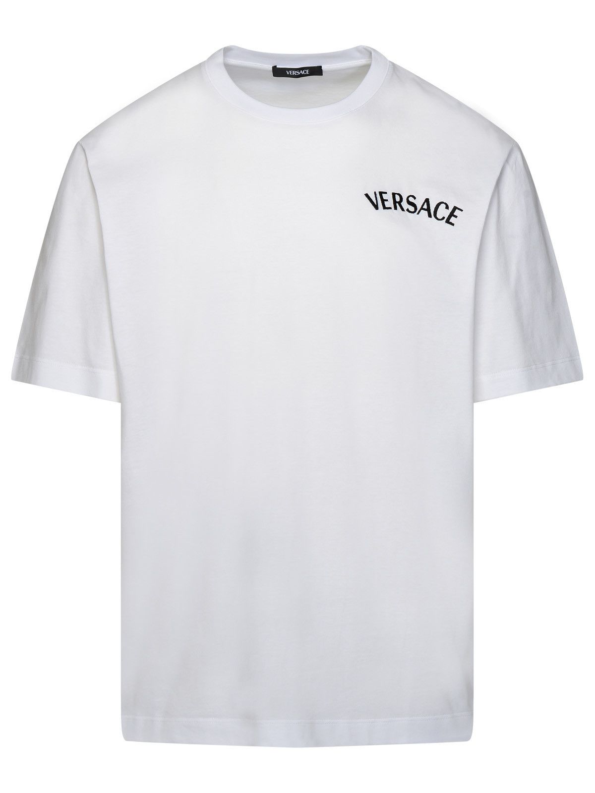 image of Versace White Cotton T-Shirt, Men's (Size XL)