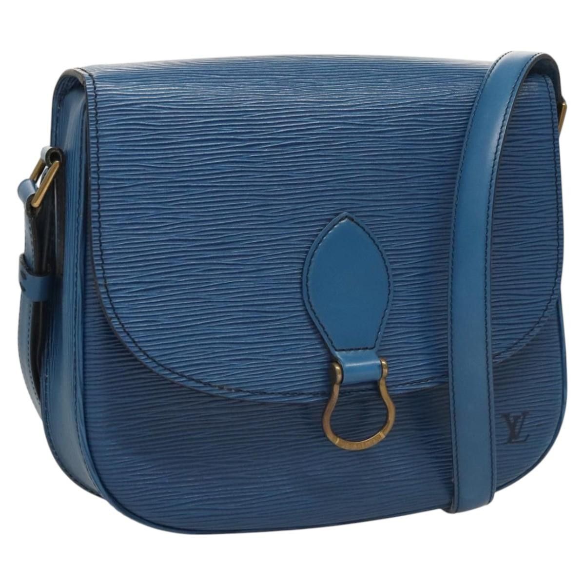 Louis Vuitton LOUIS VUITTON Epi Saint Cloud GM Shoulder Bag Toledo Blue Size ONE SIZE - 1 Thumbnail