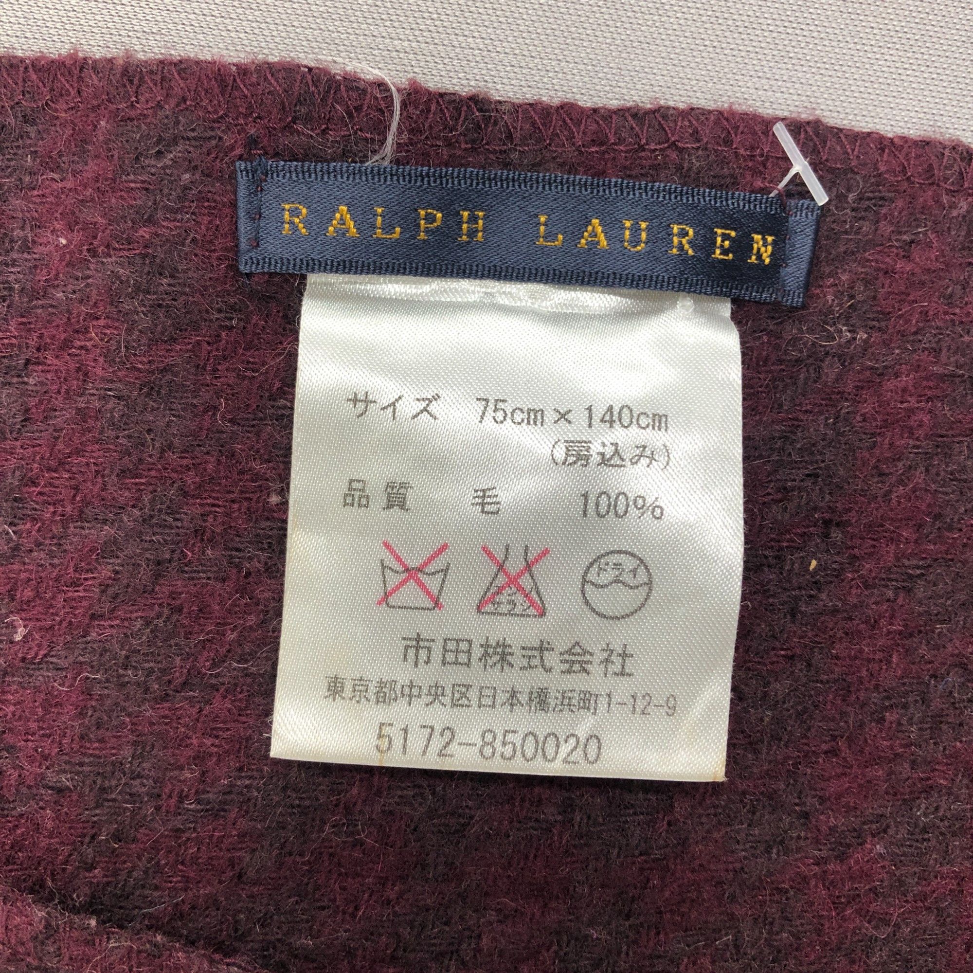 Ralph Lauren Vintage Ralph Lauren Scarf Muffler Wool Stole Shawls Scarves Size ONE SIZE - 6 Thumbnail