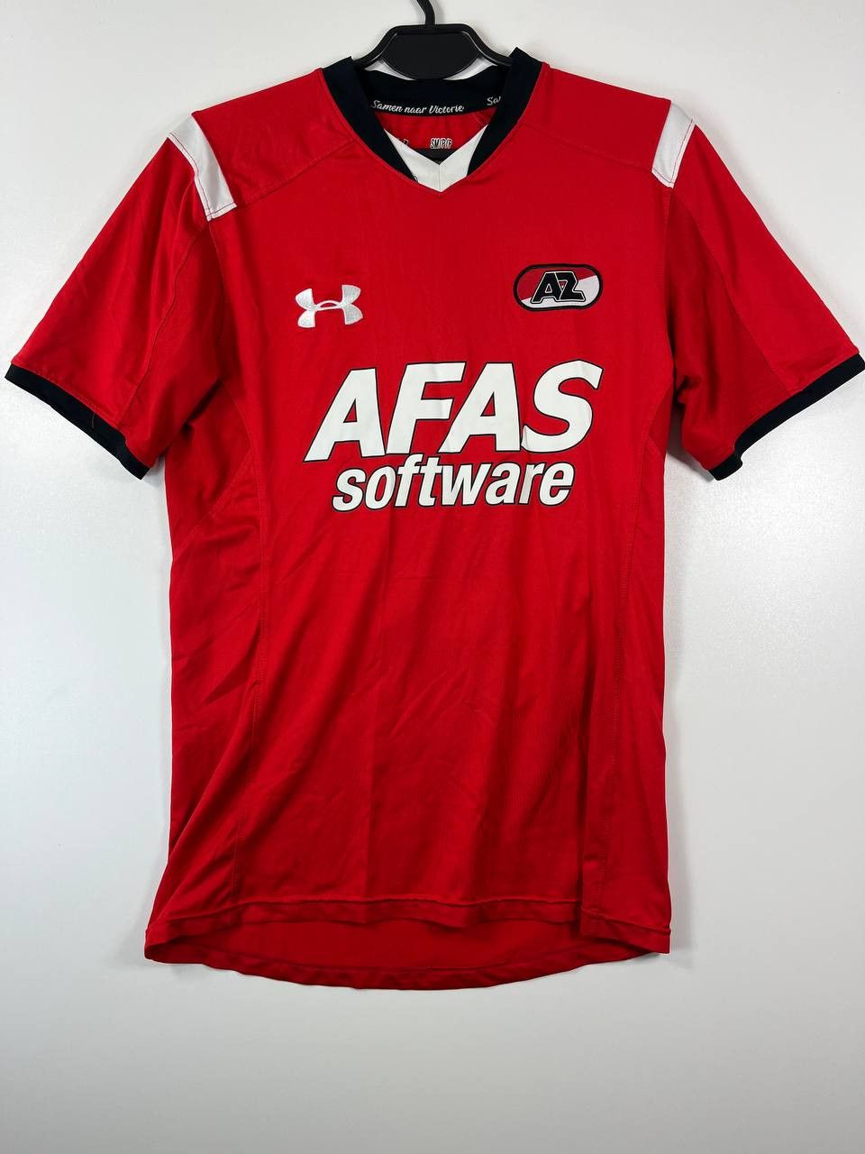 Under Armour AZ Alkmaar 2016-17 Home Shirt Under Armour Janssen #18 Sz S Size US S / EU 44-46 / 1 - 1 Thumbnail