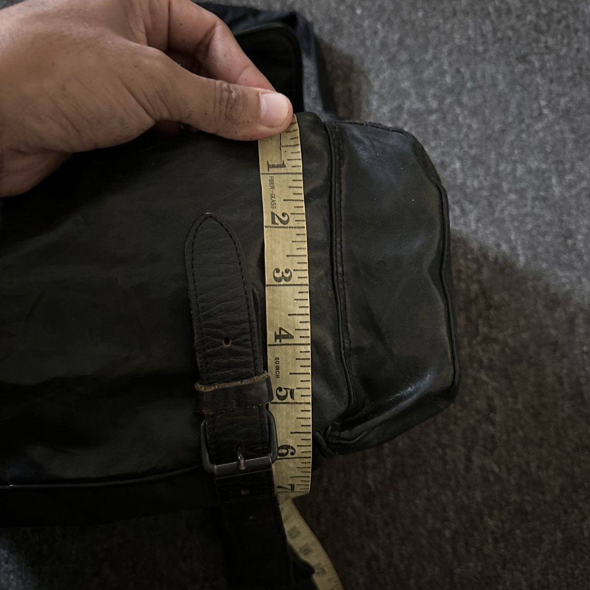 Yohji Yamamoto YOHJI YAMAMOTO NYLON 2 WAY BACKPACK MESSENGER BAG Size ONE SIZE - 11 Thumbnail