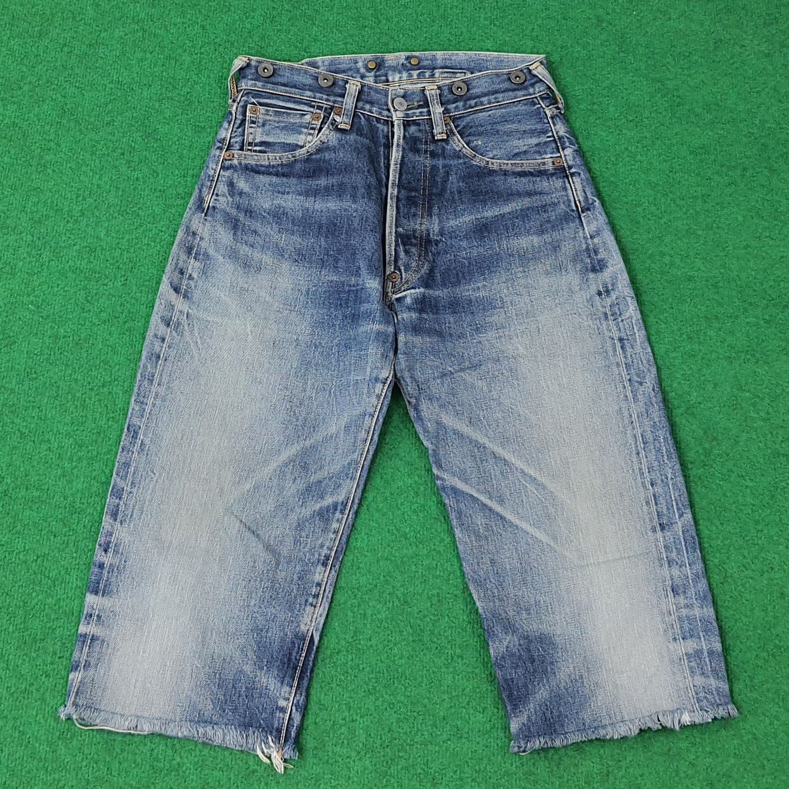 Evisu Vintage Evisu Jeans Selvedge Custom Logo 3Q Jeans C258N14 Size US 27 - 4 Thumbnail