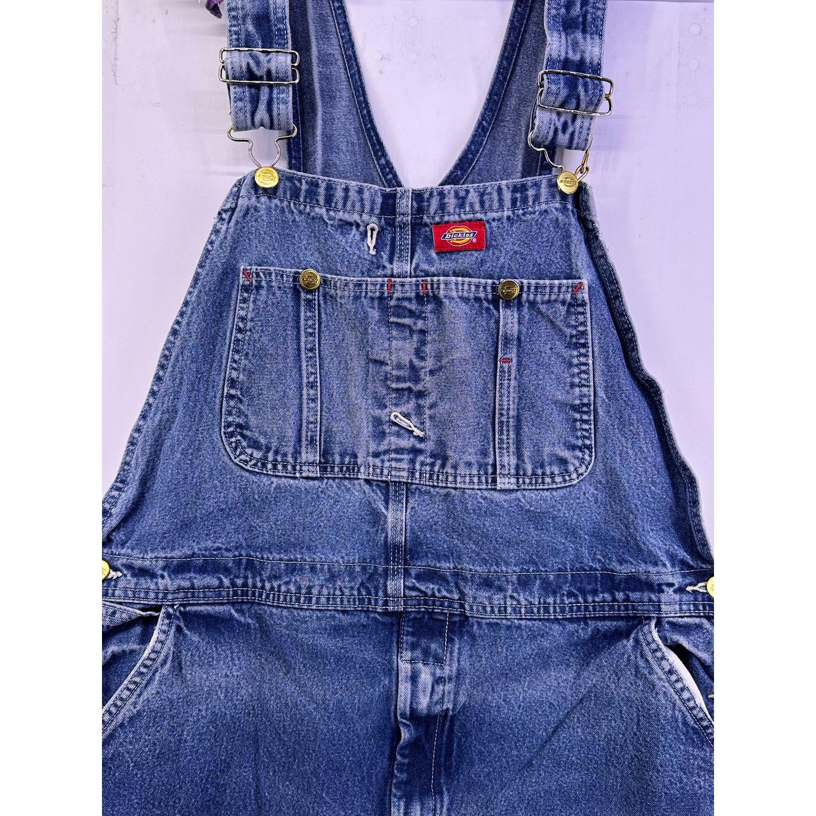 Dickies Dickies Blue Bib Demin Overall No Tag Might Be L/XL Size US 30 / EU 46 - 5 Thumbnail