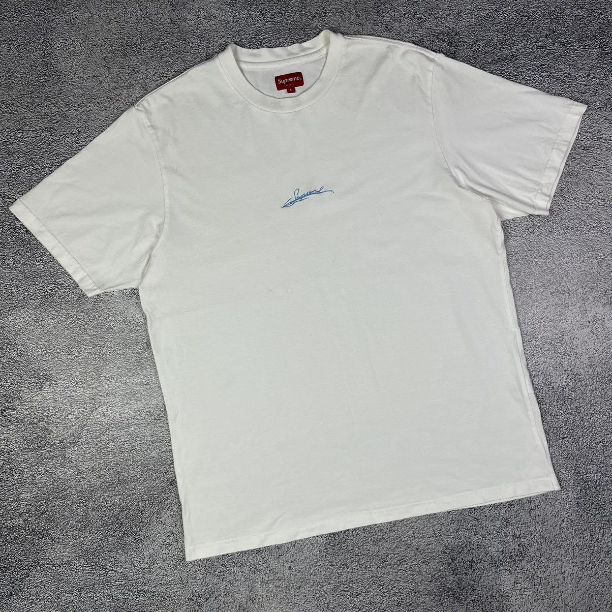 Supreme Supreme Signature S/S Top Mens Size:L | Grailed