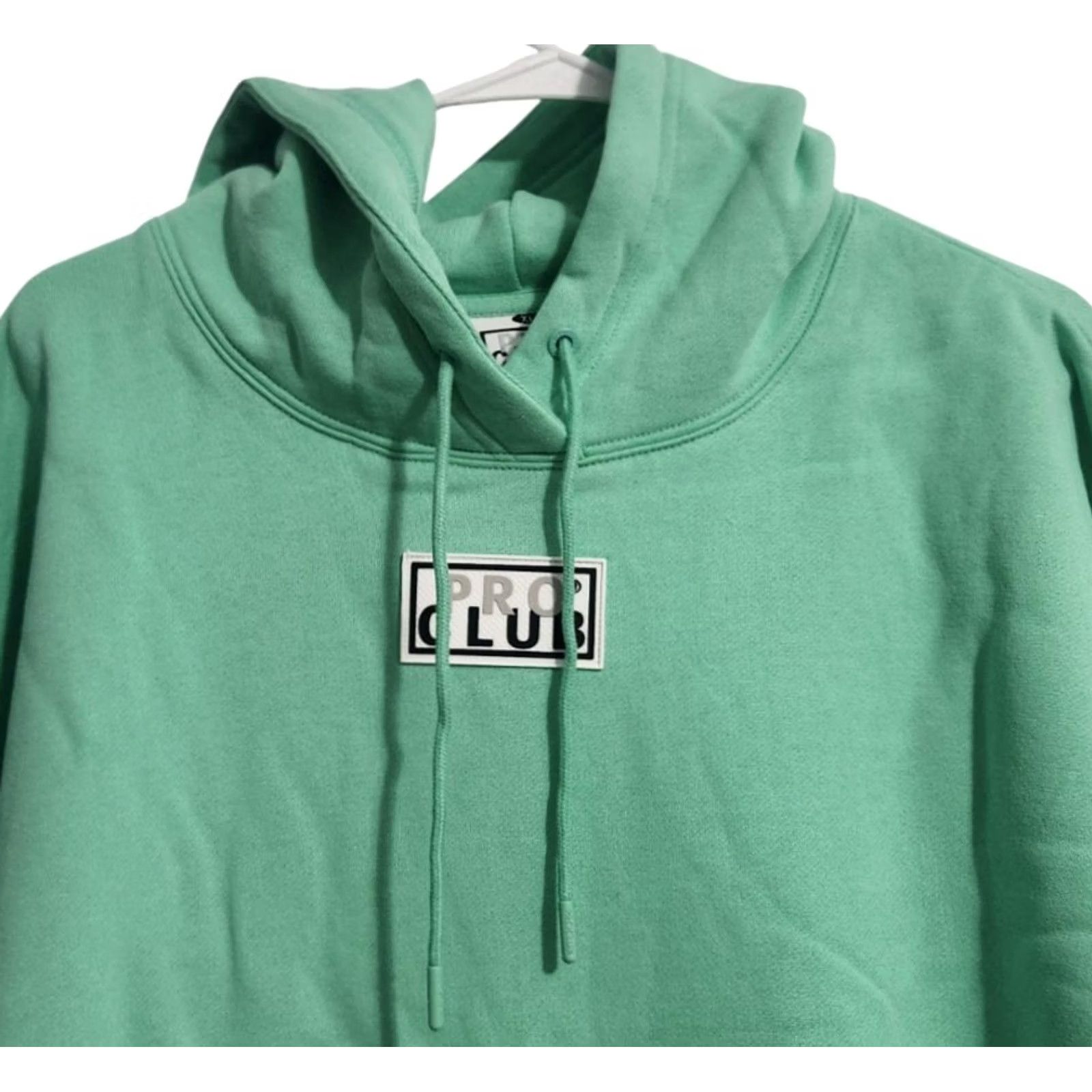 Vintage Pro Club Womens XL Hoodie Long Sleeve Cotton Sweatshirt Pullover Green Size XL / US 12-14 / IT 48-50 - 3 Thumbnail
