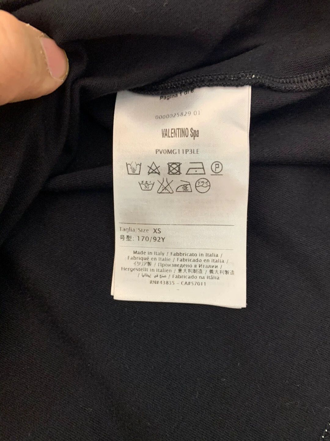 Valentino Valentino XS (Fits like M) Big Logo T-Shirt Size US XS / EU 42 / 0 - 3 Thumbnail