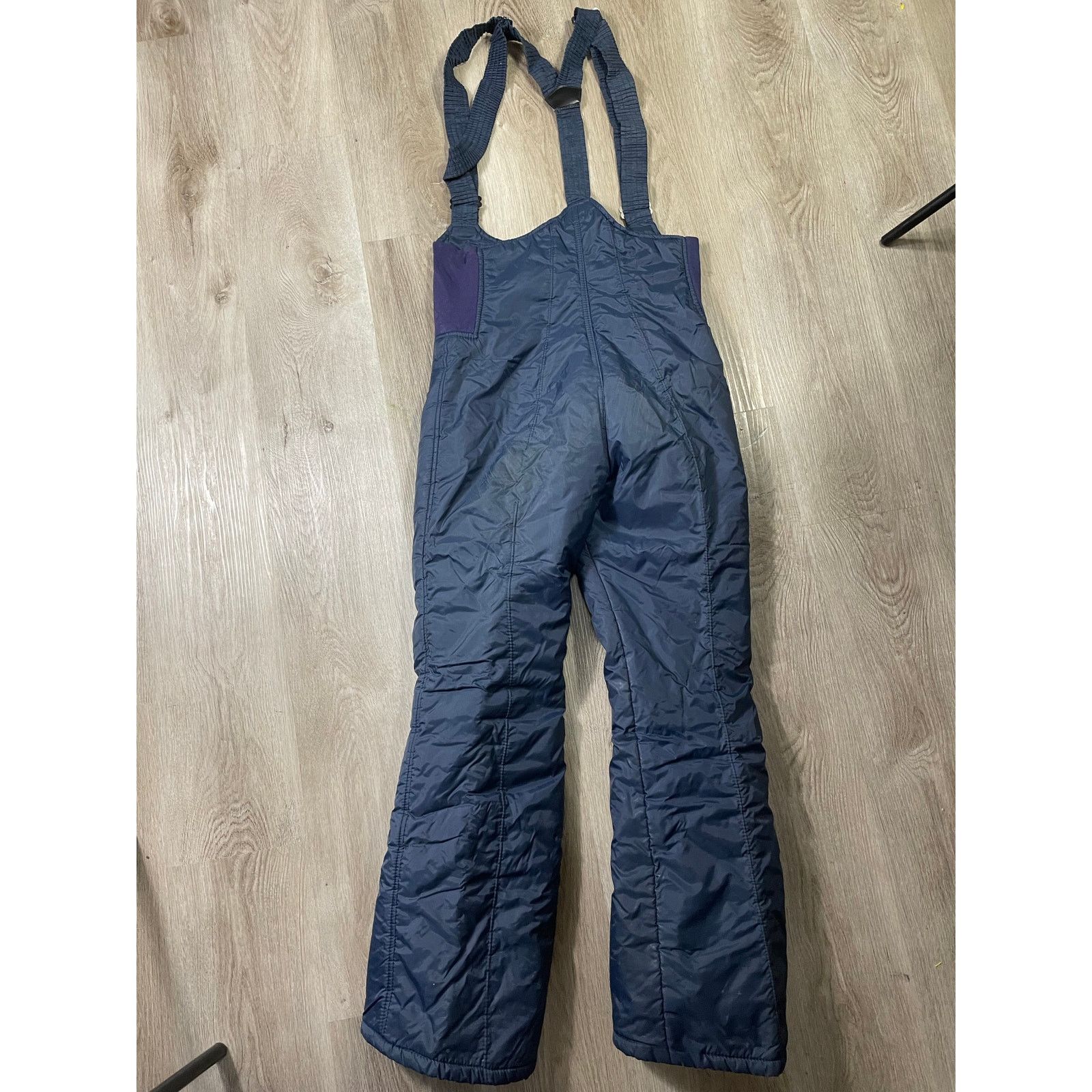 Vintage Vintage Insulated Ski Bib Women's 8 Blue Snow Pants Size 30" / US 8 / IT 44 - 11 Thumbnail