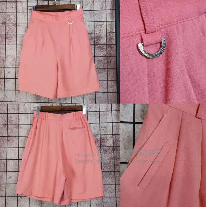 Dior Dior Pink Wool Logo Casual Shorts . Size 23" - 1 Thumbnail