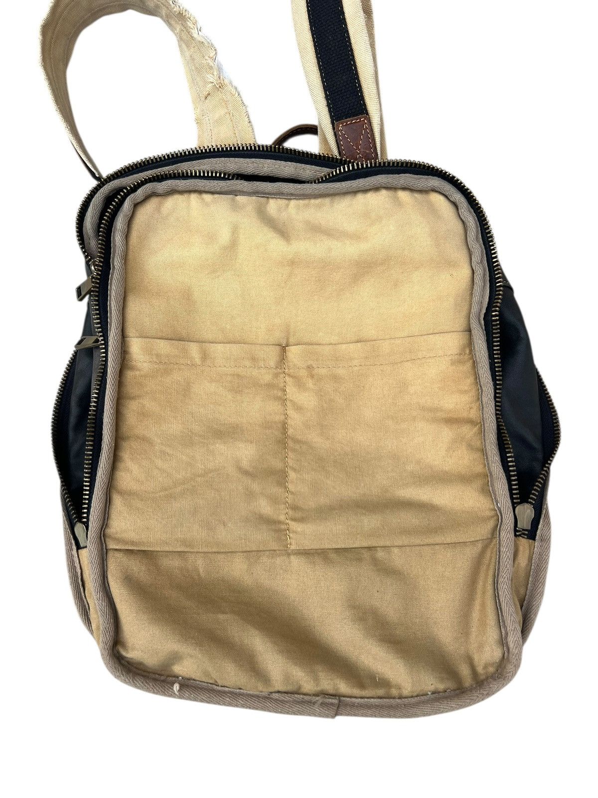 Leather Zeldner Japan Distressed Patina Leather Backpack Bag Size ONE SIZE - 21 Thumbnail