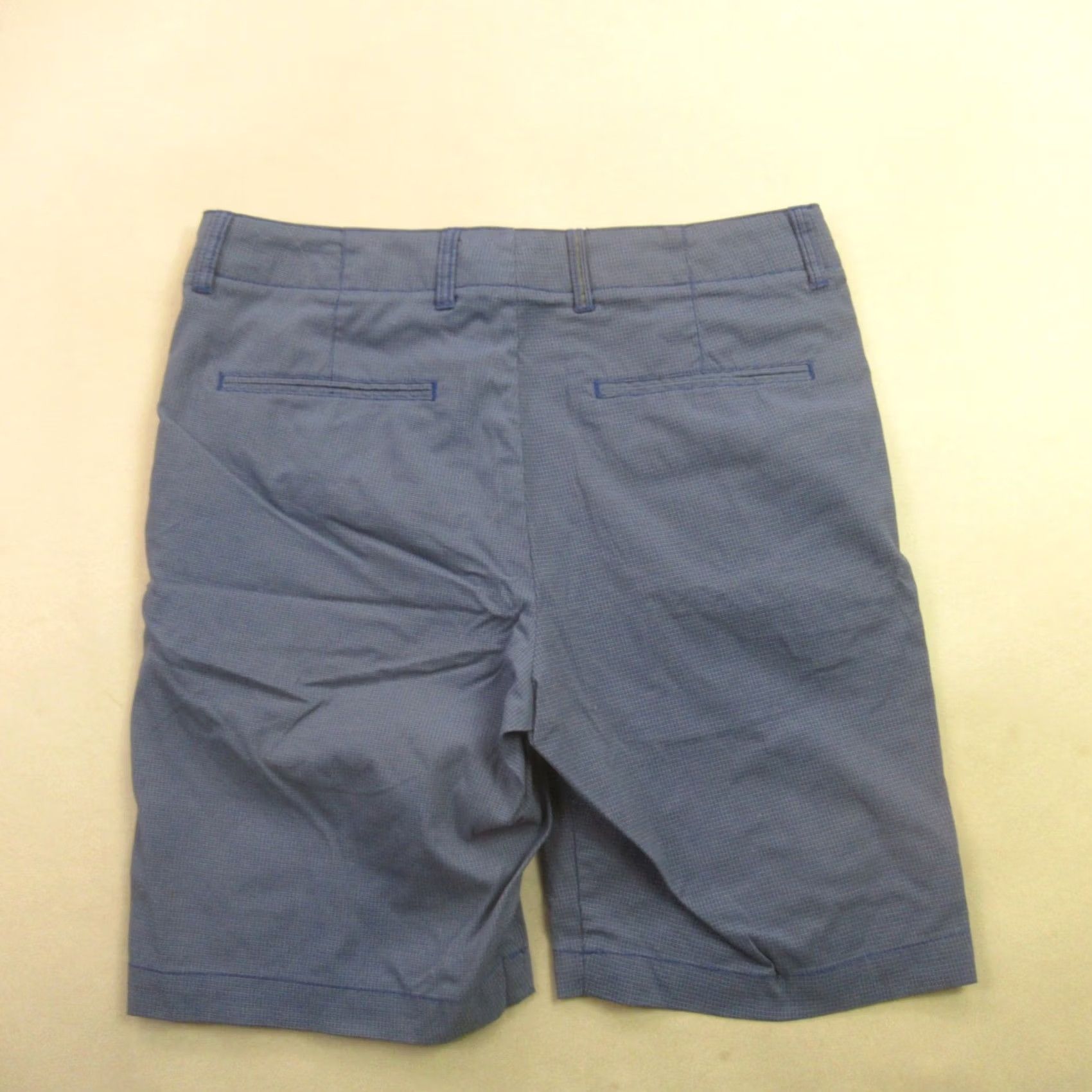 Tommy Bahama Tommy Bahama Men's Chino Shorts Size 32 Blue Casual Breathable Beach Golf Check Flat Front Size US 32 / EU 48 - 6 Thumbnail