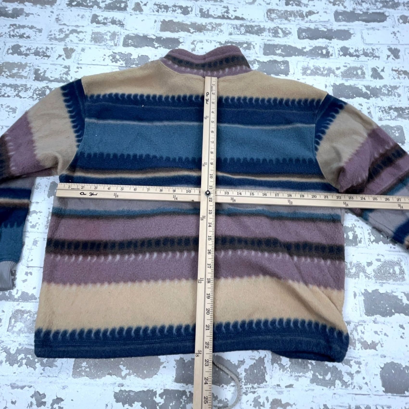 Vintage VINTAGE Croquet Sweater Women Large Fleece Sweatshirt Anorak Southwestern Tribal Size L / US 10 / IT 46 - 6 Thumbnail