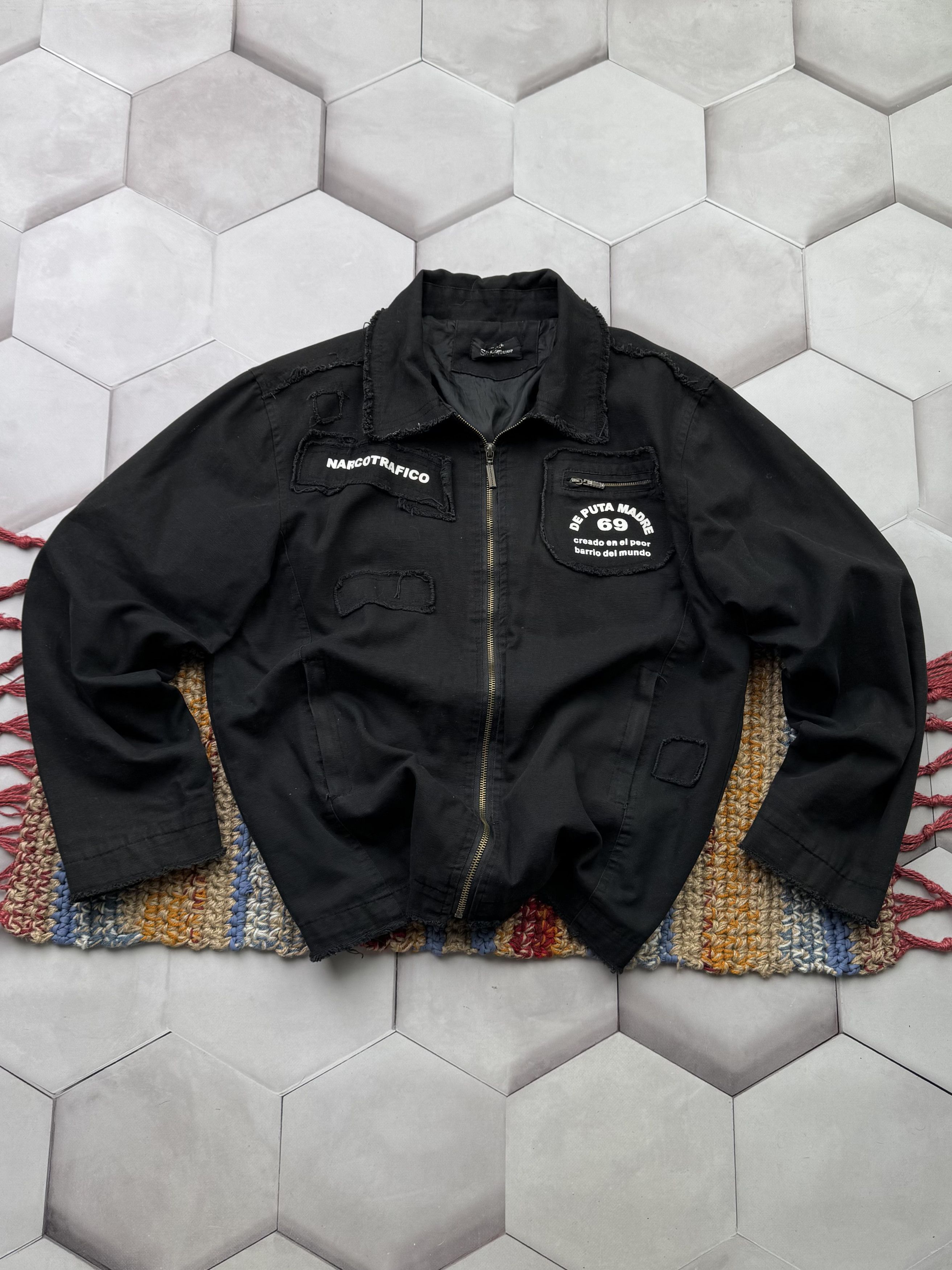 RARE ARCHIVE DIESEL J-KIT PATCHWORK BOMBER JACKET | Depop