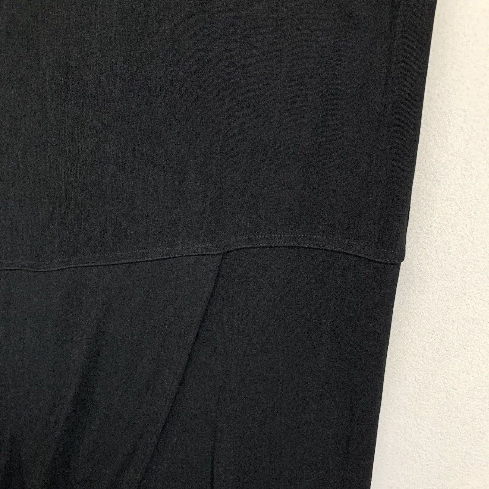 Hope VINTAGE Christian Hope Skirt Womens Petite Small Black Midi Wrap All Seasons 80s 90s Gothic Size 28" / US 6 / IT 42 - 6 Thumbnail