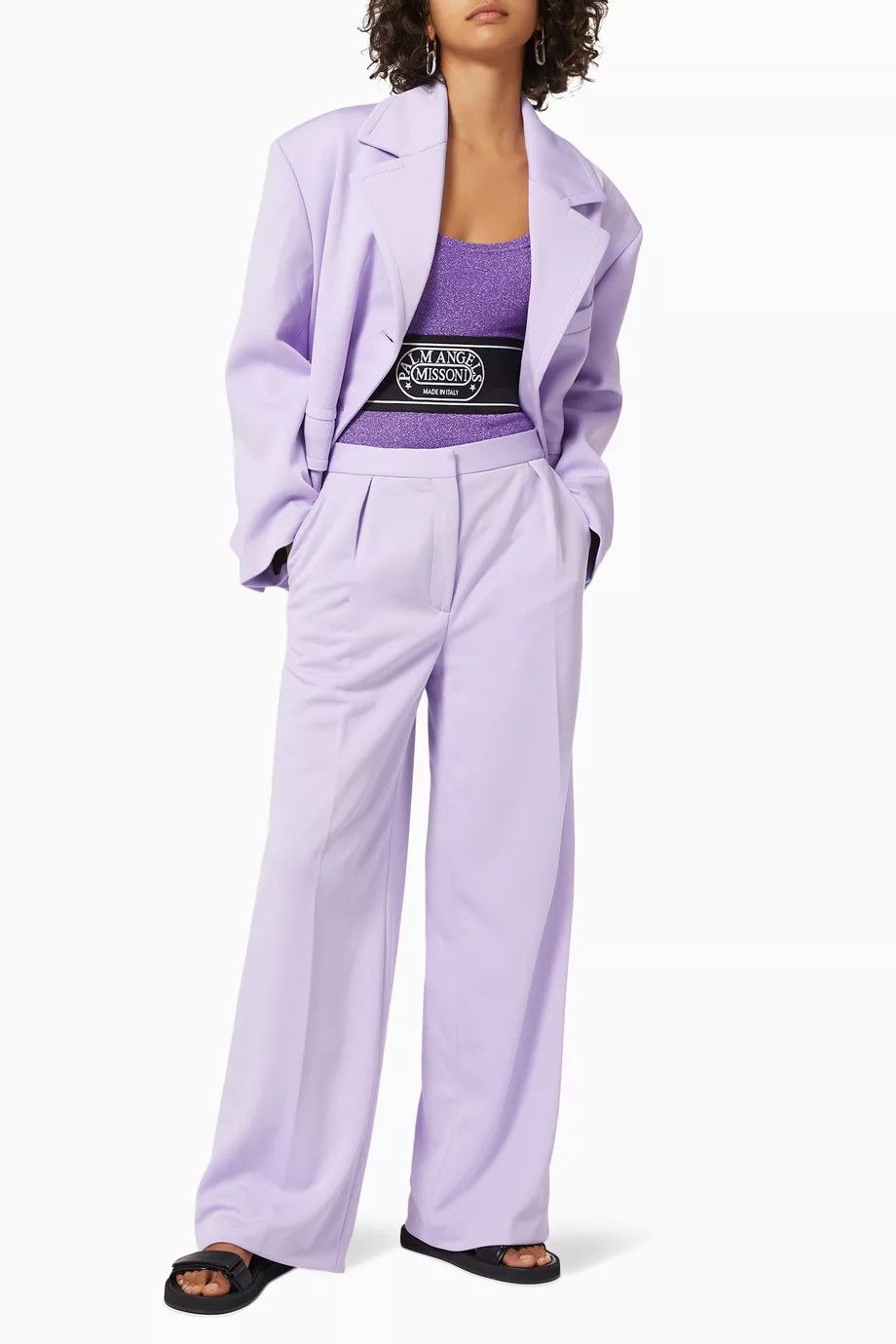 Palm Angels o1y1125 Casual Pant in Lilac Size 30" / US 8 / IT 44 - 2 Thumbnail