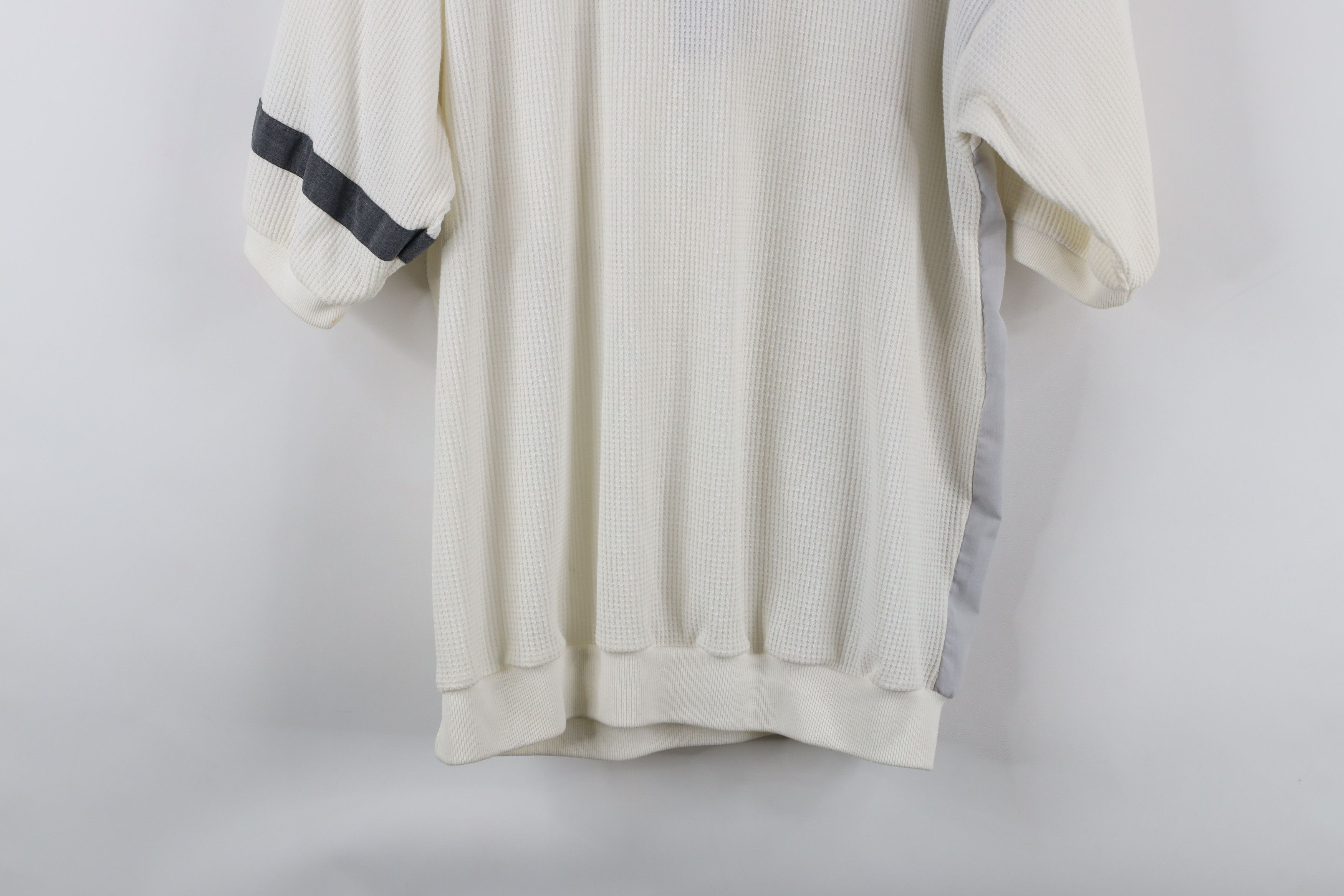 Vintage Vintage 90s Streetwear Waffle Knit Collared Pullover Polo Size US L / EU 52-54 / 3 - 12 Thumbnail