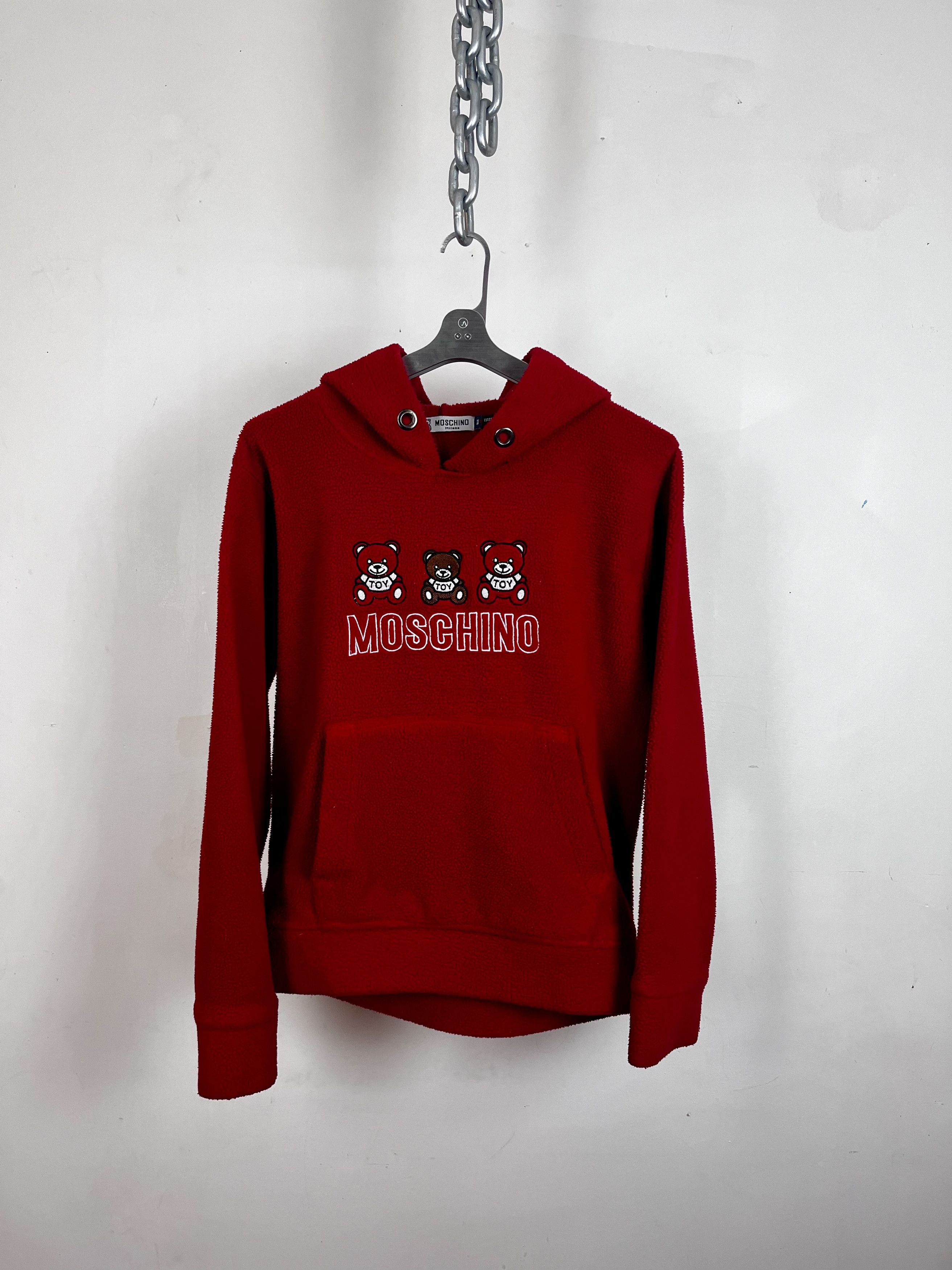 Moschino Moschino Medium Pile Fleece Hoodie Size M / US 6-8 / IT 42-44 - 2 Thumbnail
