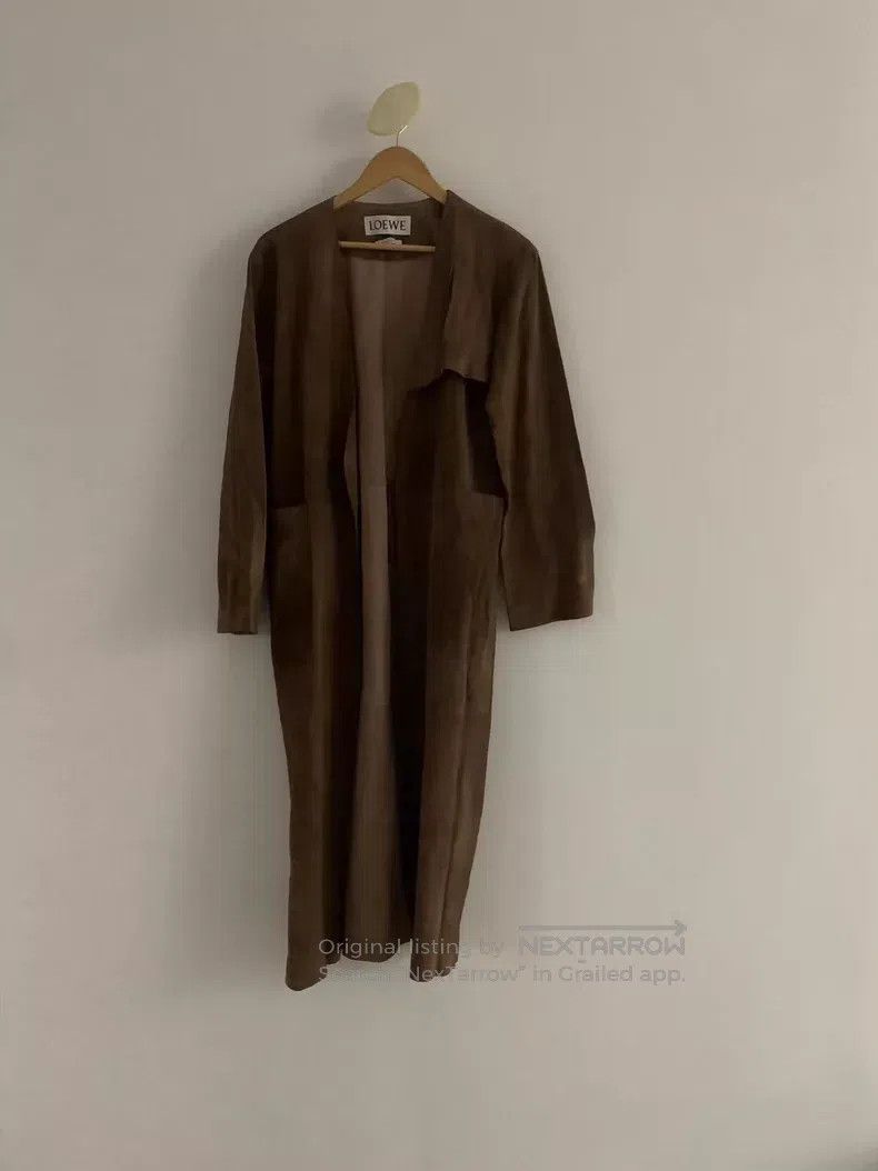 Other Loewe Suede trench coat Size XS / US 0-2 / IT 36-38 - 1 Thumbnail