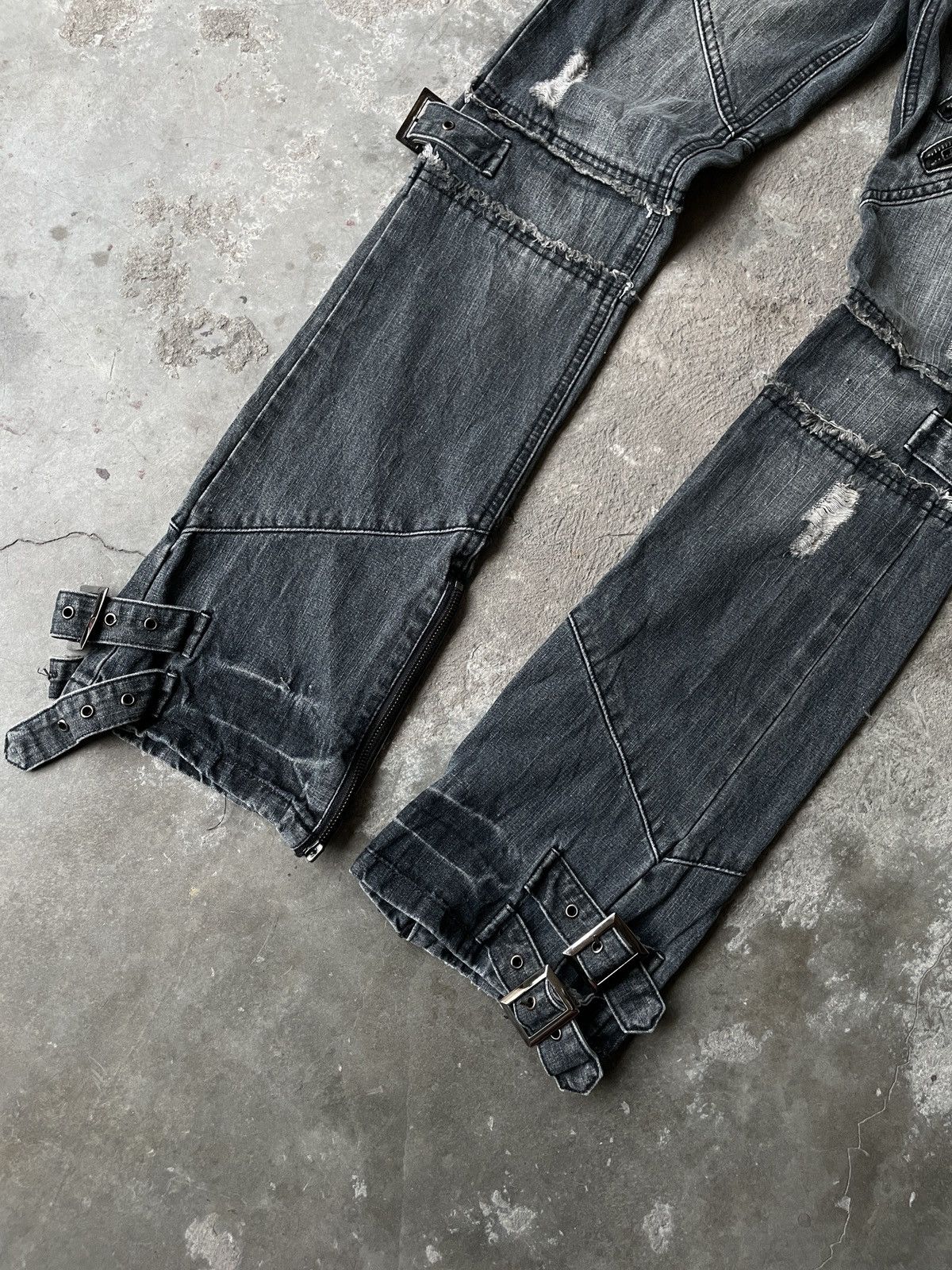Japanese Brand Black baccara japanese brand bondage jeans Size US 28 / EU 44 - 3 Thumbnail