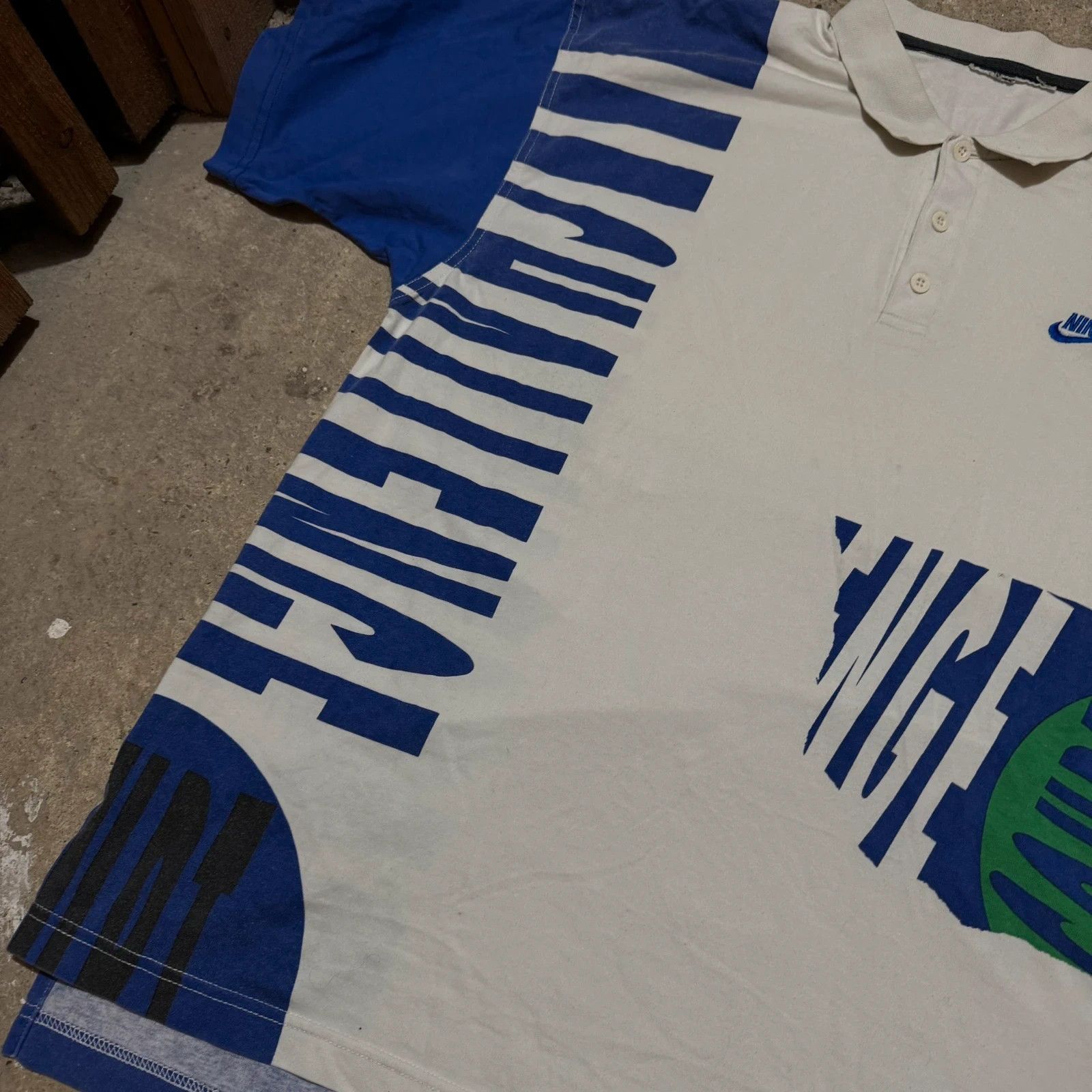 Nike Vintage 90s nike Challenge Court polo Size US XL / EU 56 / 4 - 3 Thumbnail