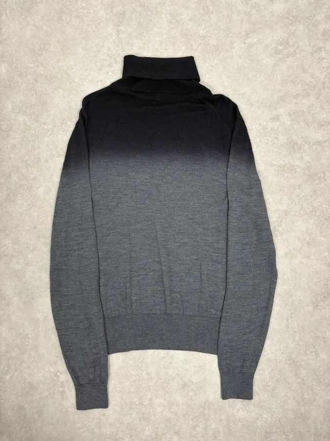 Emporio Armani 2000s Emporio Armani Gradient Black Grey Turtleneck Size US S / EU 44-46 / 1 - 6 Thumbnail