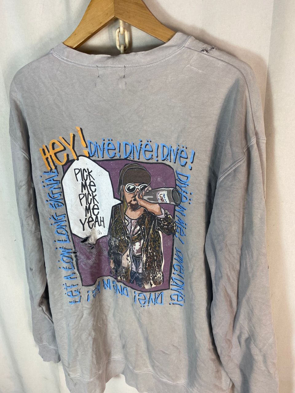 Other Bends backhit printed distressed sweatshirt Size US L / EU 52-54 / 3 - 7 Thumbnail